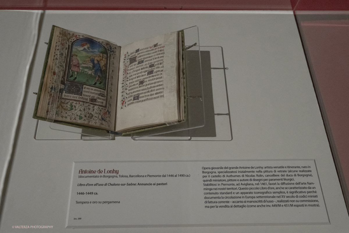 _DSF7963.jpg - 22/05(2025. Torino. JAN VAN EYCK E LE MINIATURE RIVELATE  50 capolavori dalla raccolta di manoscritti di Palazzo Madama. Nella foto opera di Atoine de Lonhy, 1446-1449 ca.