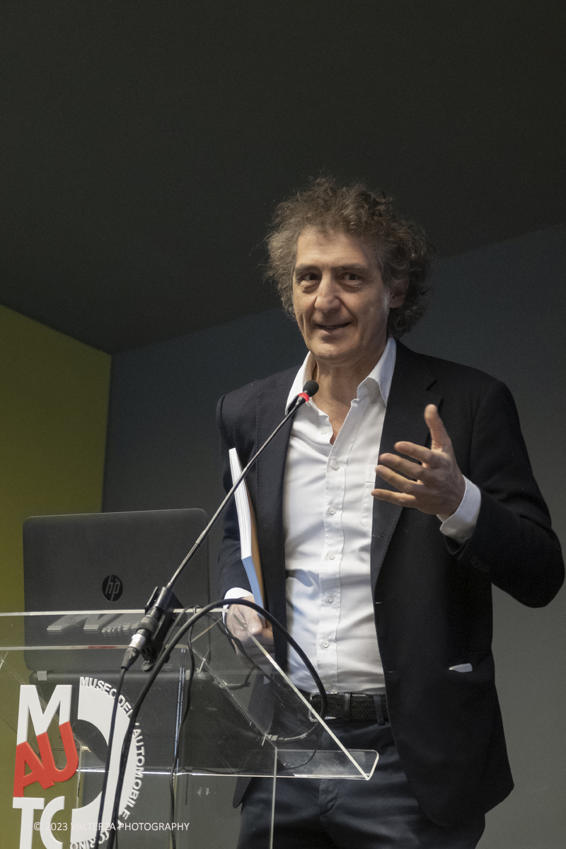 _DSF7482.jpg - 28/03/2023. Torino.  Una mostra per riscoprire la straordinaria vicenda industriale di Iso Rivolta, marchio oggi spesso dimenticato che testimonia lâ€™ingegno italiano nella storia dellâ€™automobile e del car design, recentemente rilanciato dalla nipote del fondatore. Nella foto Benedetto Camerana Presidente MAUTO