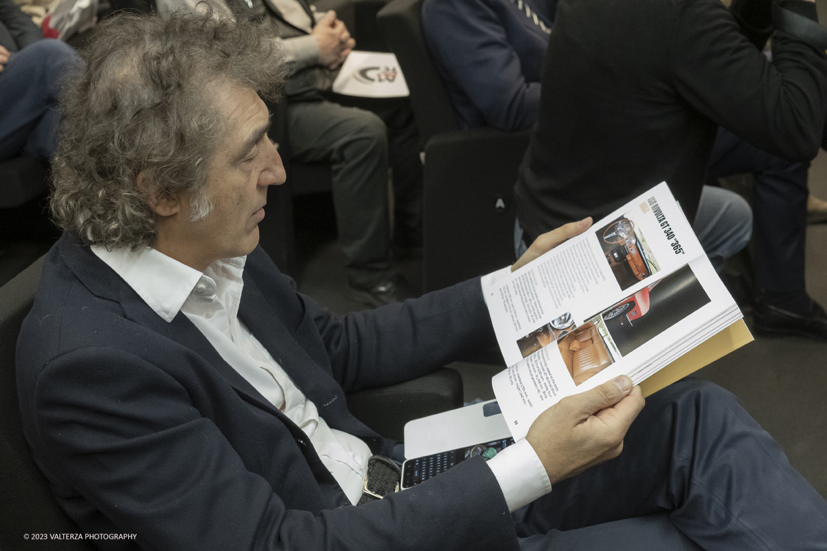 _DSF7615.jpg - 28/03/2023. Torino.  Una mostra per riscoprire la straordinaria vicenda industriale di Iso Rivolta, marchio oggi spesso dimenticato che testimonia lâ€™ingegno italiano nella storia dellâ€™automobile e del car design, recentemente rilanciato dalla nipote del fondatore. Nella foto Benedetto Camerana Presidente MAUTO