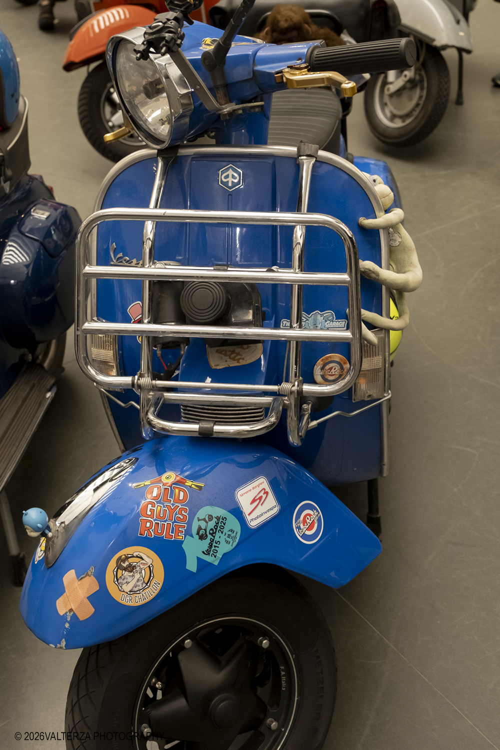 _DSF6136.jpg - 08/07/2026. Torino. In occasione della mostra VESPA. ICONA ITALIANA, il Museo Nazionale dellâ€™Automobile accoglie tutti i vespisti a vivere unâ€™esperienza esclusiva: per una sera la Piazza coperta del MAUTO ospita le Vespa dei partecipanti, che avranno lâ€™opportunitÃ  unica di esporre il proprio mezzo allâ€™interno del Museo, diventando protagonisti delle celebrazioni dedicate agli 80 anni di unâ€™autentica icona del design e della mobilitÃ  italiana. Nella foto particolare di una delle Vespa