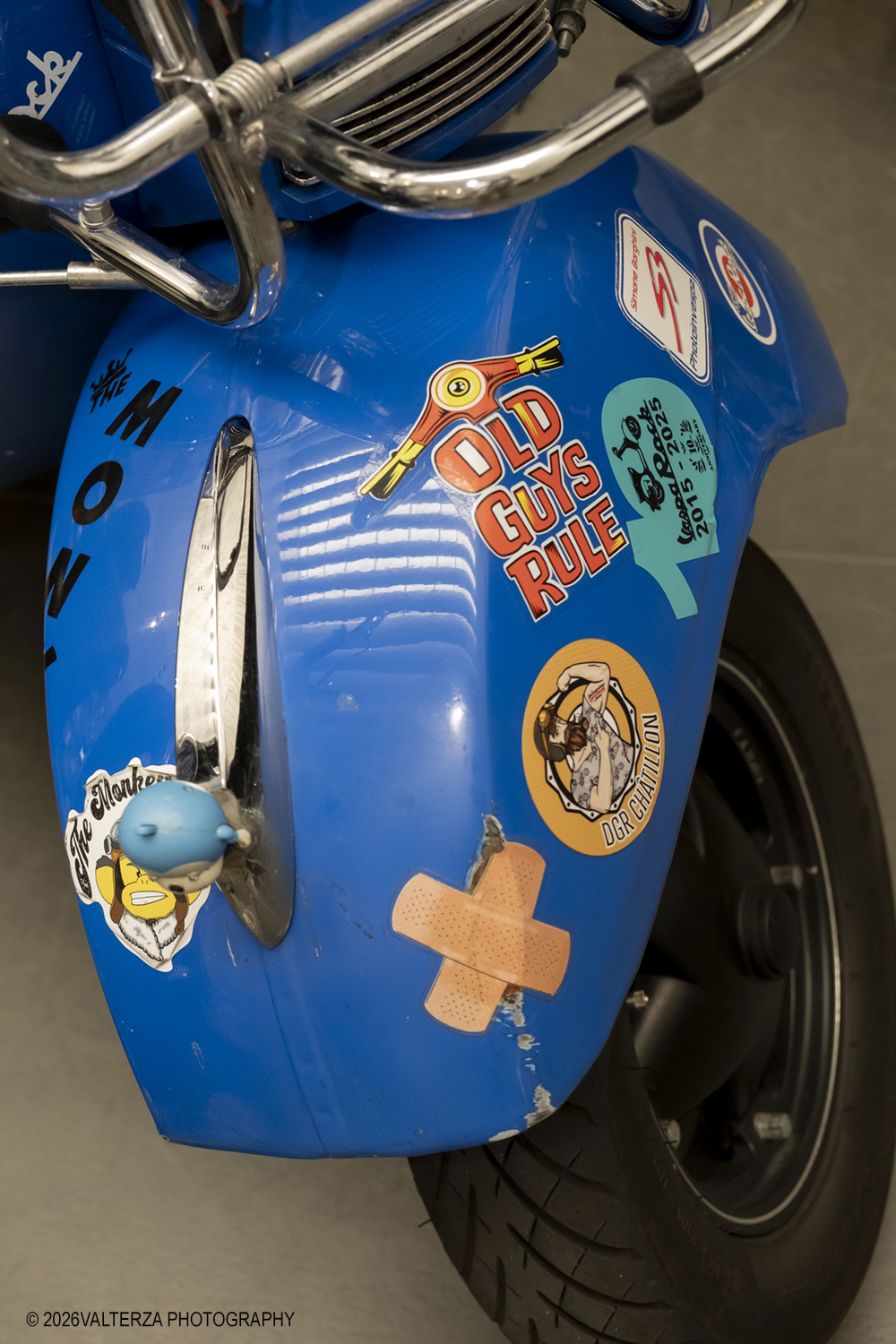 _DSF6141.jpg - 08/07/2026. Torino. In occasione della mostra VESPA. ICONA ITALIANA, il Museo Nazionale dellâ€™Automobile accoglie tutti i vespisti a vivere unâ€™esperienza esclusiva: per una sera la Piazza coperta del MAUTO ospita le Vespa dei partecipanti, che avranno lâ€™opportunitÃ  unica di esporre il proprio mezzo allâ€™interno del Museo, diventando protagonisti delle celebrazioni dedicate agli 80 anni di unâ€™autentica icona del design e della mobilitÃ  italiana. Nella foto particolare di una delle Vespa