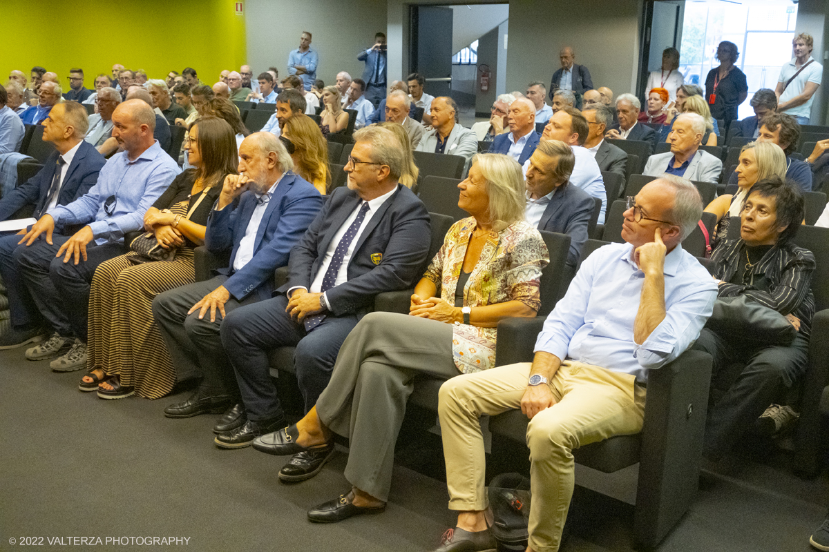 DSCF7044.jpg - 13/09/2022. Torino. Al MAUTO si Ã¨ tenuta lâ€™inaugurazione di una mostra che vuole rendere omaggio a questa auto sportiva dâ€™autore, unâ€™avventura pensata a Milano e realizzata a Torino, straordinaria nel successo e nel fallimento. Nella foto  un momento di presentazione della mostra