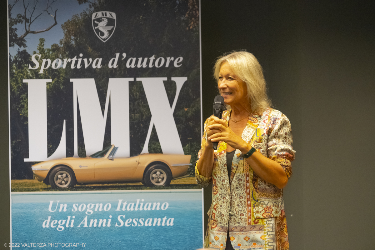 _DSF5252.jpg - 13/09/2022. Torino. Al MAUTO si Ã¨ tenuta lâ€™inaugurazione di una mostra che vuole rendere omaggio a questa auto sportiva dâ€™autore, unâ€™avventura pensata a Milano e realizzata a Torino, straordinaria nel successo e nel fallimento. Nella foto Mariella Mengozzi, Direttore Museo Nazionale dellâ€™Automobile apre la conferenza di presentazione della mostra