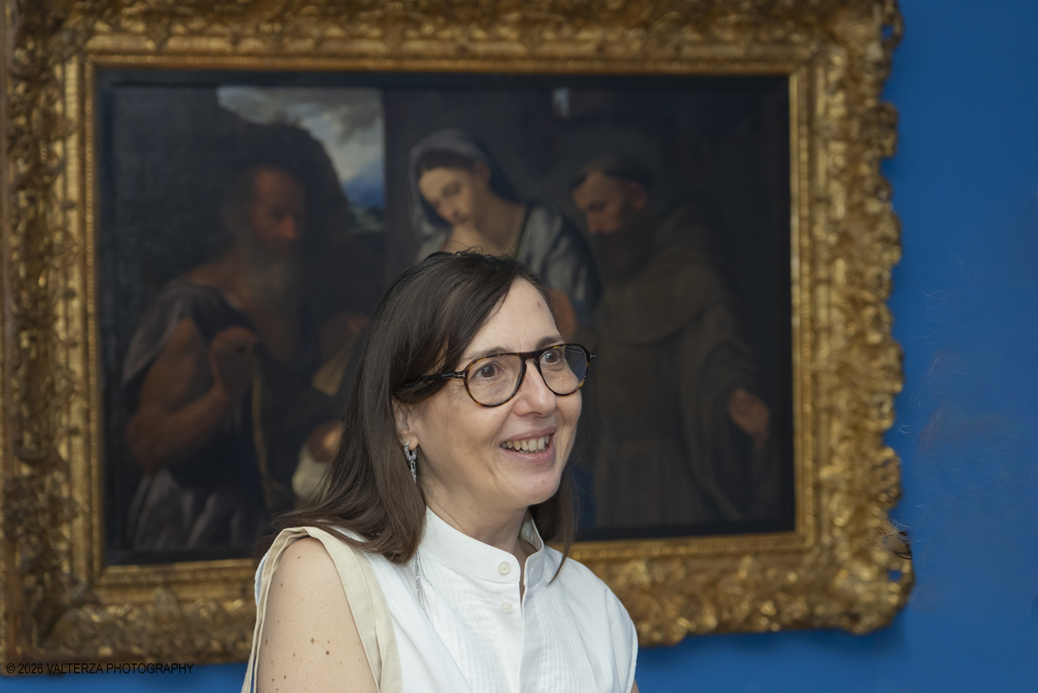 _DSF2539.jpg - 29/05/2026. Torino. Ai Musei Reali di Torino un confronto tra Lorenzo Lotto e Giovanni Girolamo Savoldo indaga le origini della â€œluce del veroâ€� che anticipÃ² la rivoluzione caravaggesca. In mostra tre dipinti del primo Cinquecento, disegni di Cavalcaselle e una â€œlezione immaginataâ€� di Roberto Longhi.  Nella foto Maria Luisa Pacelli, Direttrice dell'Accademia Carrara di Bergamo