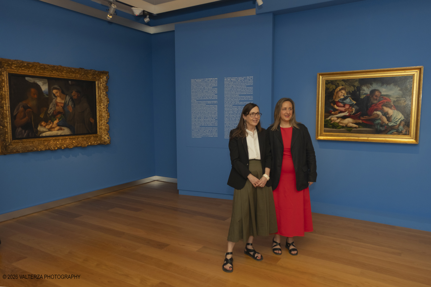 _DSF2546.jpg - 29/05/2026. Torino. Ai Musei Reali di Torino un confronto tra Lorenzo Lotto e Giovanni Girolamo Savoldo indaga le origini della â€œluce del veroâ€� che anticipÃ² la rivoluzione caravaggesca. In mostra tre dipinti del primo Cinquecento, disegni di Cavalcaselle e una â€œlezione immaginataâ€� di Roberto Longhi.  Nella foto Maria Luisa Pacelli, Direttrice dell'Accademia Carrara di Bergamo e Paola Dâ€™Agostino, Direttrice Generale dei Musei Reali di Torino