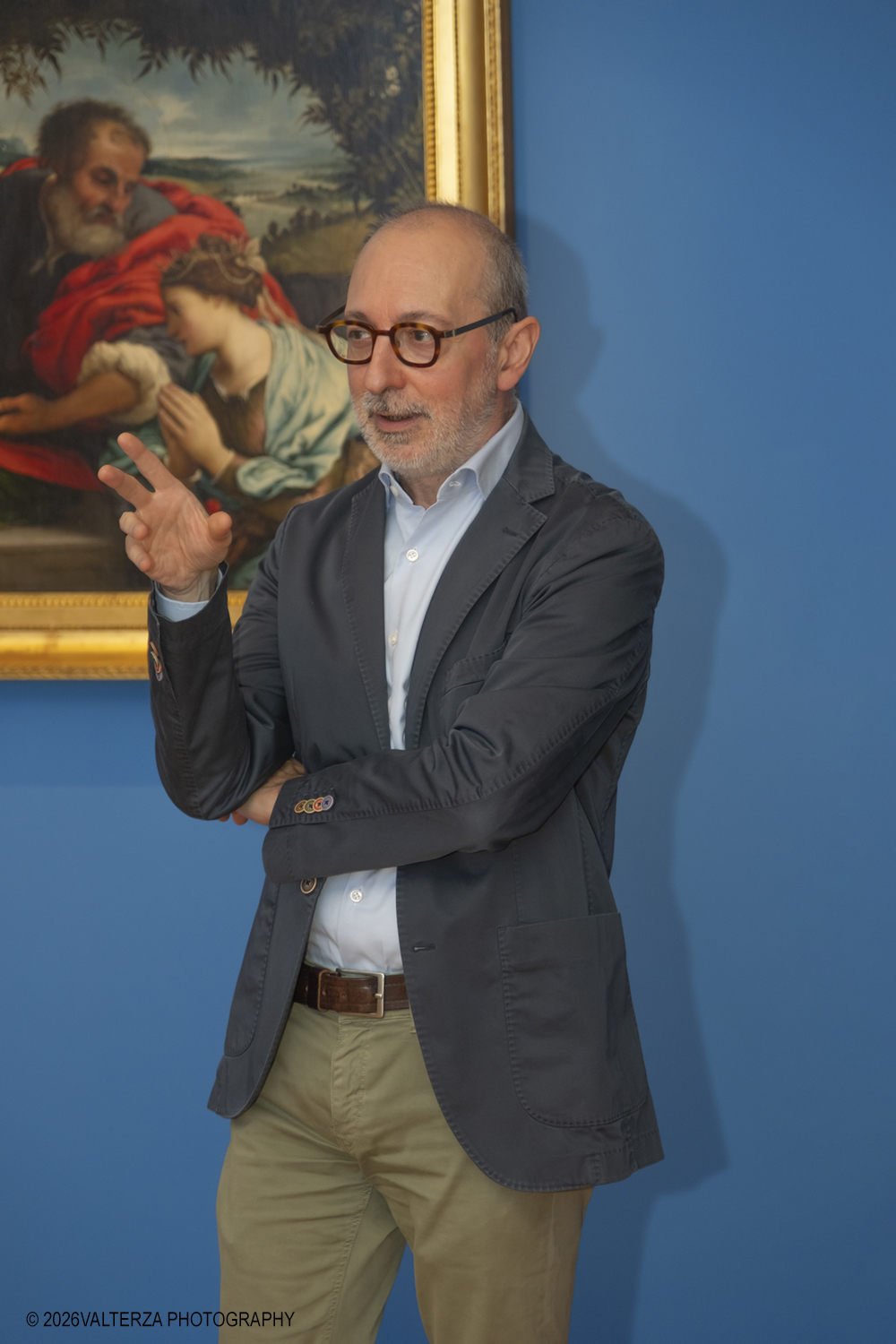 _DSF2609.jpg - 29/05/2026. Torino. Ai Musei Reali di Torino un confronto tra Lorenzo Lotto e Giovanni Girolamo Savoldo indaga le origini della â€œluce del veroâ€� che anticipÃ² la rivoluzione caravaggesca. In mostra tre dipinti del primo Cinquecento, disegni di Cavalcaselle e una â€œlezione immaginataâ€� di Roberto Longhi.  Nella foto Alessandro Uccelli, Musei Reali di Torin0 curatore della mostra