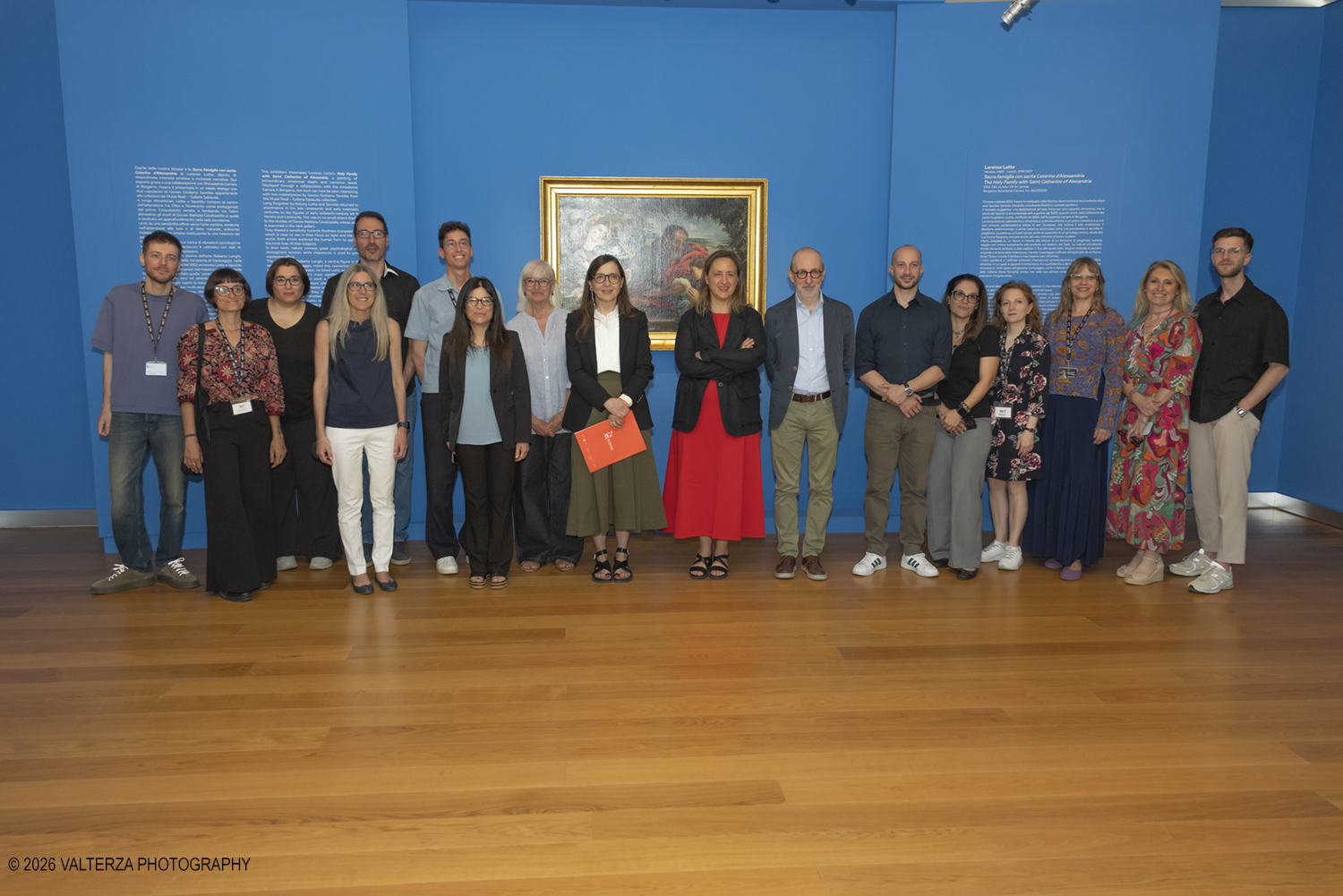 _DSF2612.jpg - 29/05/2026. Torino. Ai Musei Reali di Torino un confronto tra Lorenzo Lotto e Giovanni Girolamo Savoldo indaga le origini della â€œluce del veroâ€� che anticipÃ² la rivoluzione caravaggesca. In mostra tre dipinti del primo Cinquecento, disegni di Cavalcaselle e una â€œlezione immaginataâ€� di Roberto Longhi.  Nella foto immagine di gruppo a ricordo dell'evento