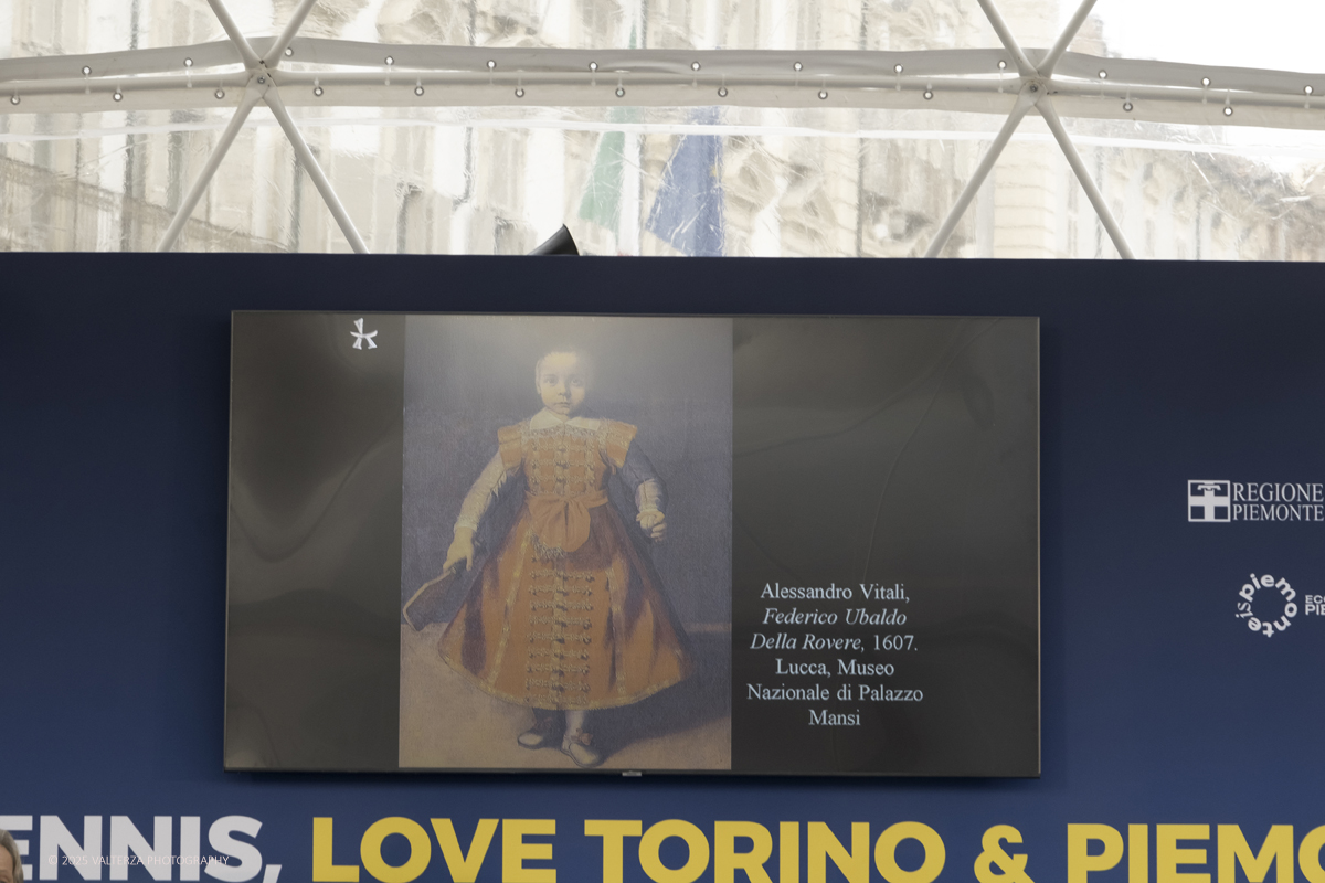 _DSF6075.jpg - 10/11)2025.Torino.  NITTO ATP FINALS / LIVE TENNIS, LOVE TORINO & PIEMONTE. Nella foto un momento del talk Alle origini del tennis: racchette e giochi di corte con Annamaria Bava, Stefano Benedetto e Alessandro Tosi a Casa Tennis