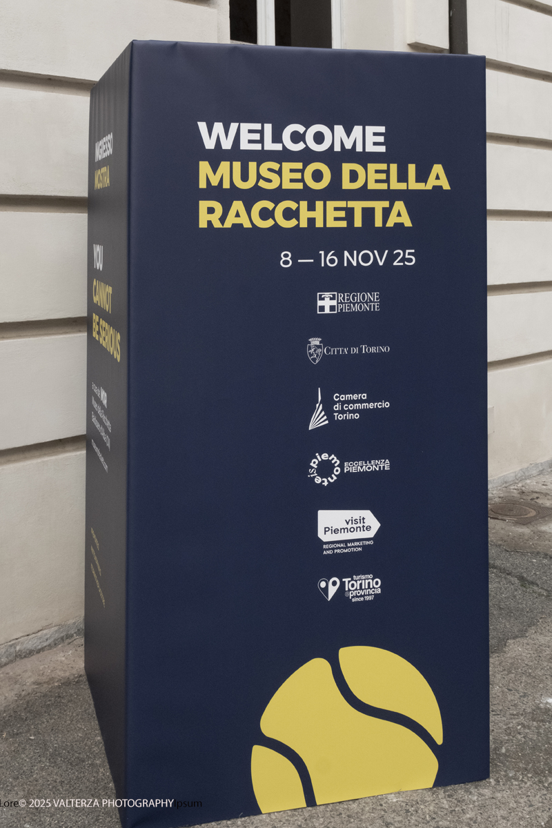 _DSF6116.jpg - 10/11)2025.Torino.  NITTO ATP FINALS / LIVE TENNIS, LOVE TORINO & PIEMONTE. Nella foto la mostra del Museo della Racchetta