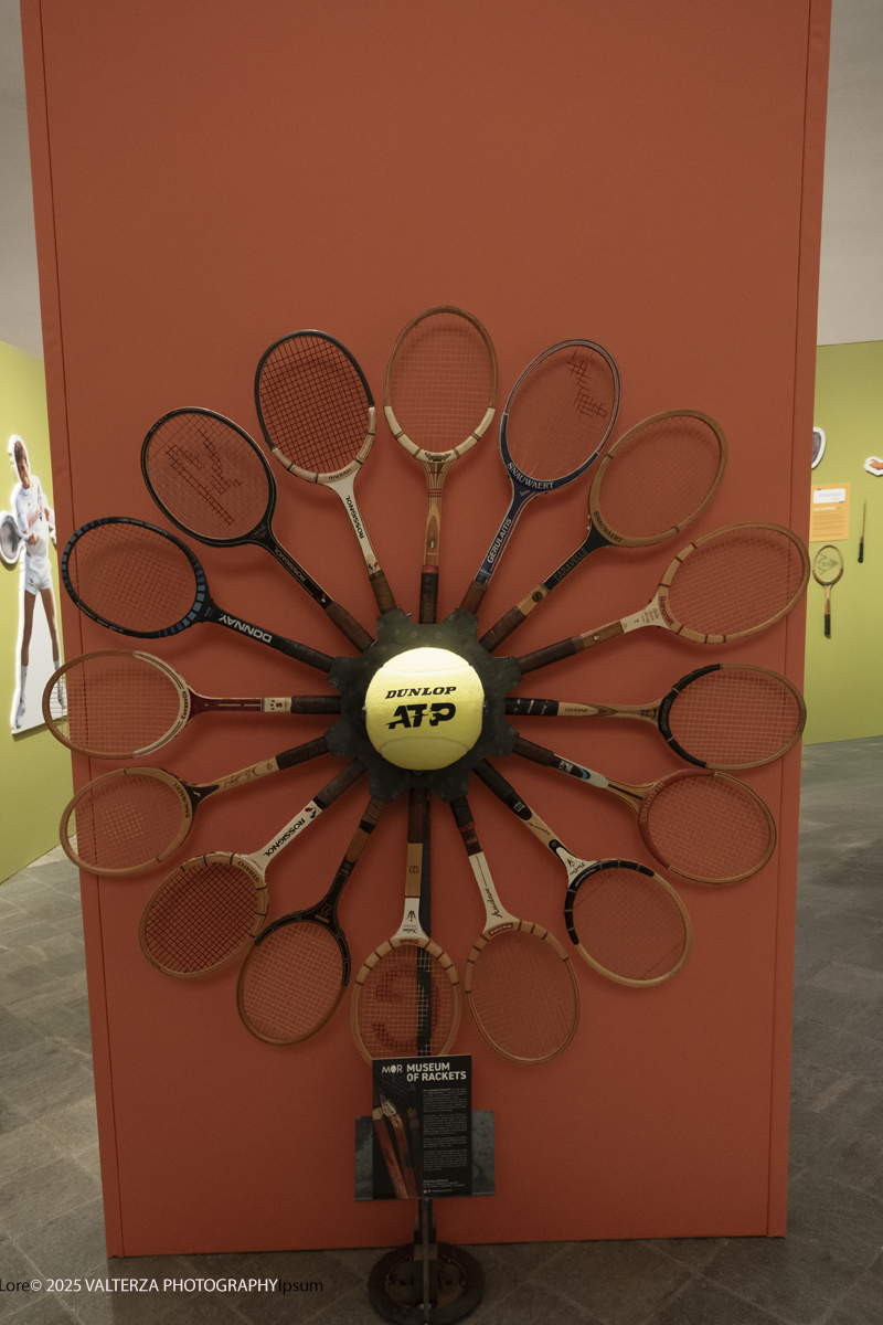 _DSF6123.jpg - 10/11)2025.Torino.  NITTO ATP FINALS / LIVE TENNIS, LOVE TORINO & PIEMONTE. Nella foto la mostra del Museo della Racchetta