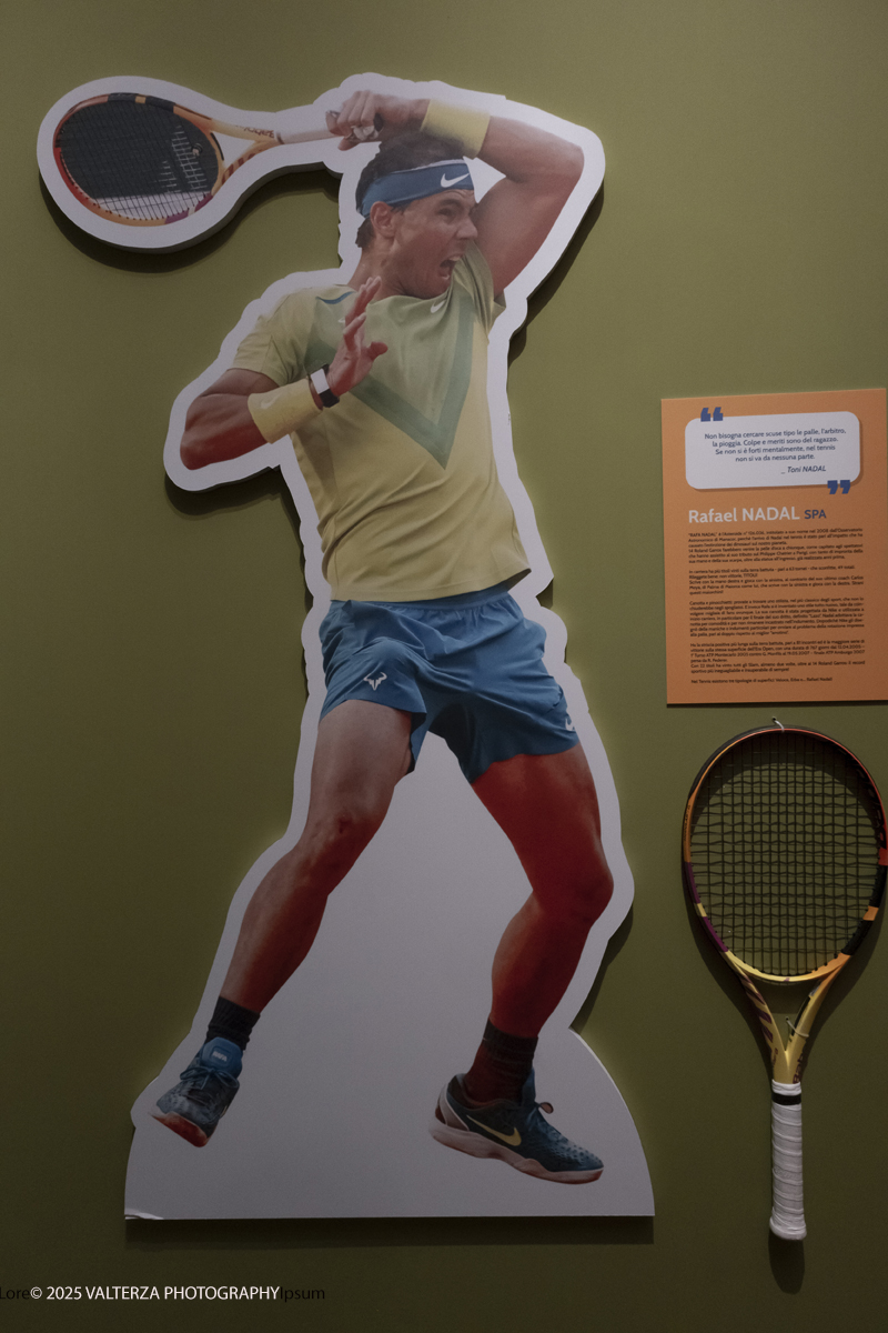 _DSF6128.jpg - 10/11)2025.Torino.  NITTO ATP FINALS / LIVE TENNIS, LOVE TORINO & PIEMONTE. Nella foto la mostra del Museo della Racchetta