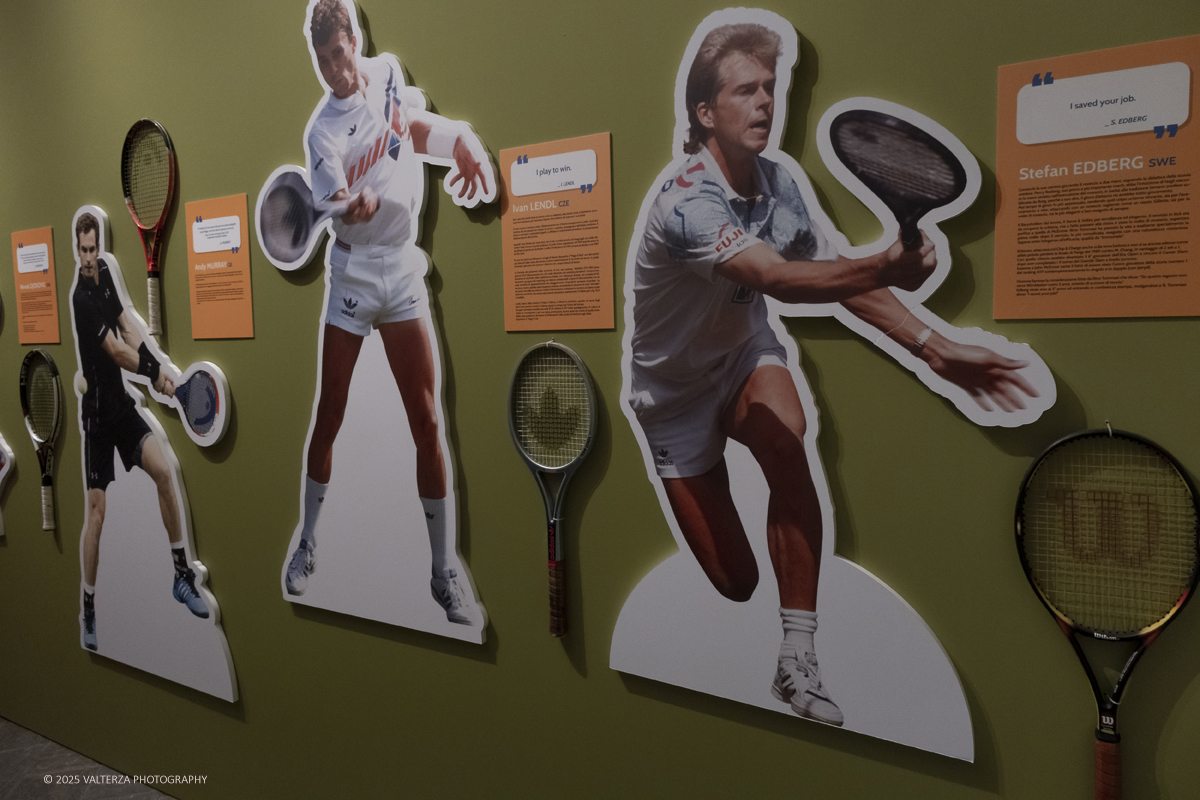 _DSF6130.jpg - 10/11)2025.Torino.  NITTO ATP FINALS / LIVE TENNIS, LOVE TORINO & PIEMONTE. Nella foto la mostra del Museo della Racchetta
