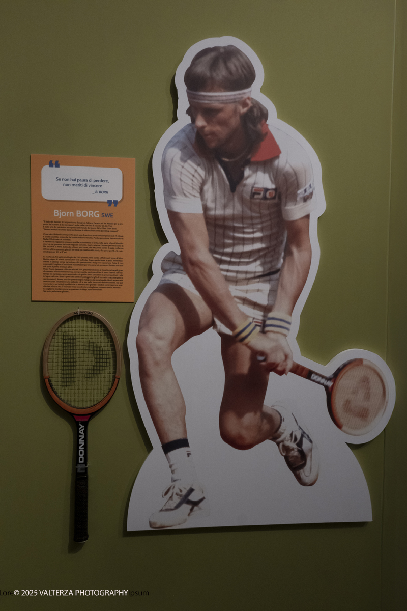 _DSF6134.jpg - 10/11)2025.Torino.  NITTO ATP FINALS / LIVE TENNIS, LOVE TORINO & PIEMONTE. Nella foto la mostra del Museo della Racchetta