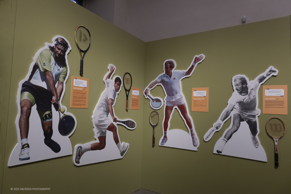 _DSF6146.jpg - 10/11)2025.Torino.  NITTO ATP FINALS / LIVE TENNIS, LOVE TORINO & PIEMONTE. Nella foto la mostra del Museo della Racchetta