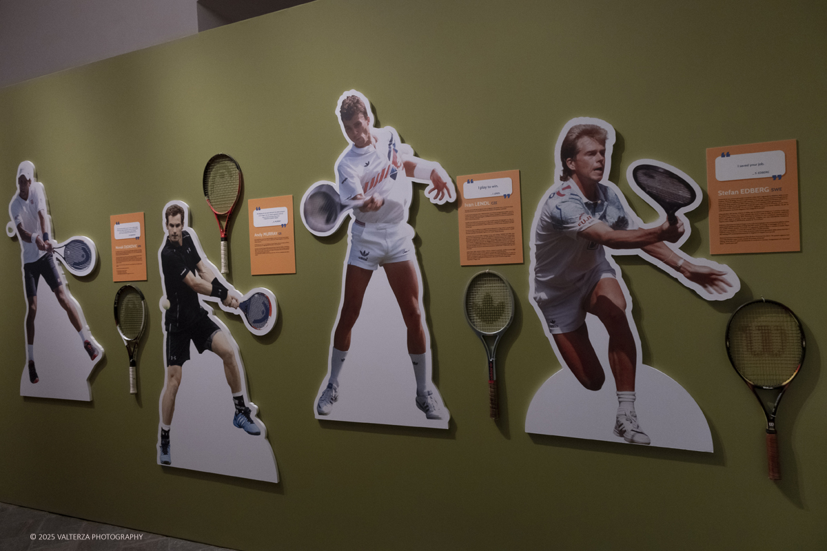_DSF6167.jpg - 10/11)2025.Torino.  NITTO ATP FINALS / LIVE TENNIS, LOVE TORINO & PIEMONTE. Nella foto la mostra del Museo della Racchetta