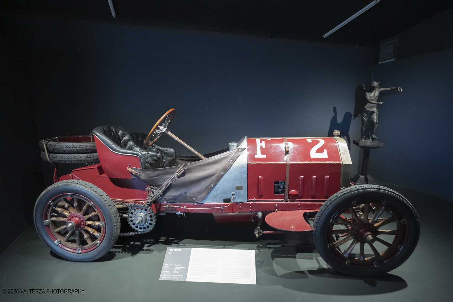 _DSF4166.jpg - 11/06/2026. Torino.  Nuovo spazio in via di allestimento nella  collezione storica della sezione permanente "Pista Formula" con modelli che sono raritÃ  . Nella foto la FIAT 130HP 1907