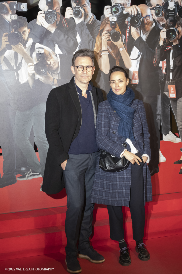 _DSF3566.jpg - 14/02/2022.Torino. A dieci anni dal successo internazionale di The Artist - premiato con cinque Oscar, tre Golden Globe, sette BAFTA e sei CÃ©sar - il regista Michel Hazanavicius e lâ€™attrice consorte BÃ©rÃ©nice Bejo sono stati ospiti del Museo Nazionale del Cinema per una masterclass. Nella foto - il regista Michel Hazanavicius e lâ€™attrice BÃ©rÃ©nice Bejo