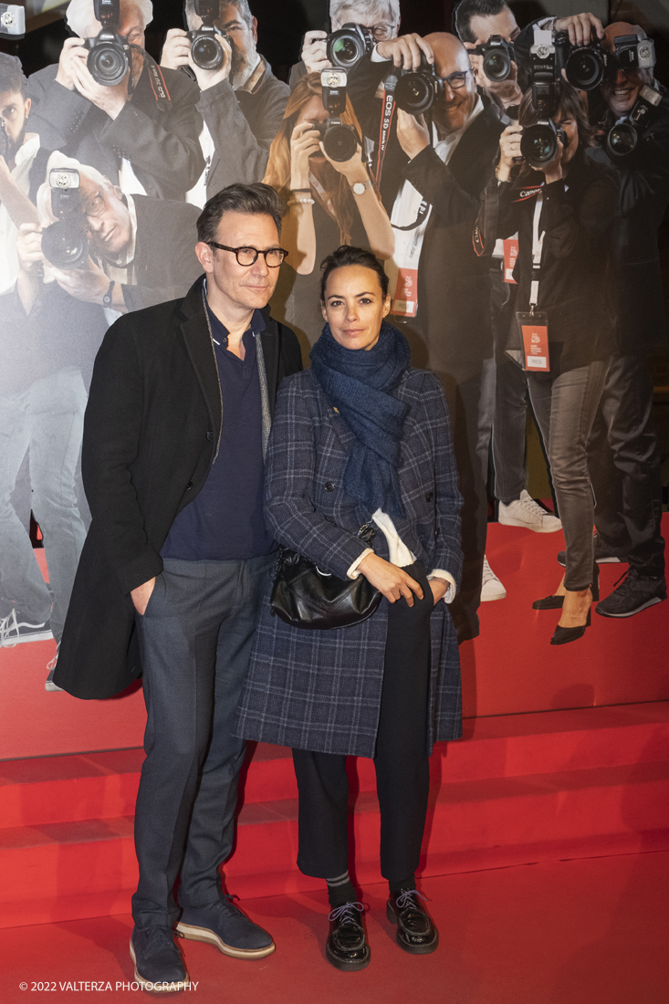 _DSF3569.jpg - 14/02/2022.Torino. A dieci anni dal successo internazionale di The Artist - premiato con cinque Oscar, tre Golden Globe, sette BAFTA e sei CÃ©sar - il regista Michel Hazanavicius e lâ€™attrice consorte BÃ©rÃ©nice Bejo sono stati ospiti del Museo Nazionale del Cinema per una masterclass. Nella foto - il regista Michel Hazanavicius e lâ€™attrice BÃ©rÃ©nice Bejo