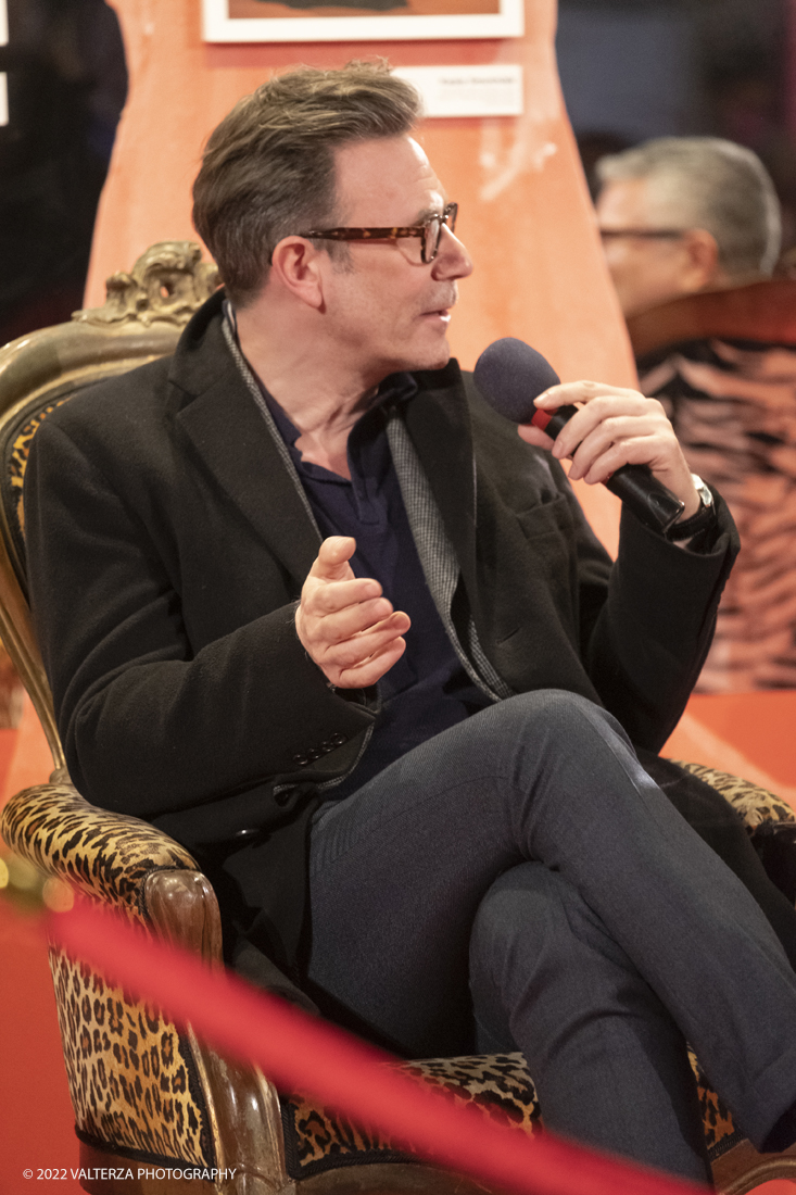 _DSF3626.jpg - 14/02/2022.Torino. A dieci anni dal successo internazionale di The Artist - premiato con cinque Oscar, tre Golden Globe, sette BAFTA e sei CÃ©sar - il regista Michel Hazanavicius e lâ€™attrice consorte BÃ©rÃ©nice Bejo sono stati ospiti del Museo Nazionale del Cinema per una masterclass. Nella foto il regista Michel Hazanavicius