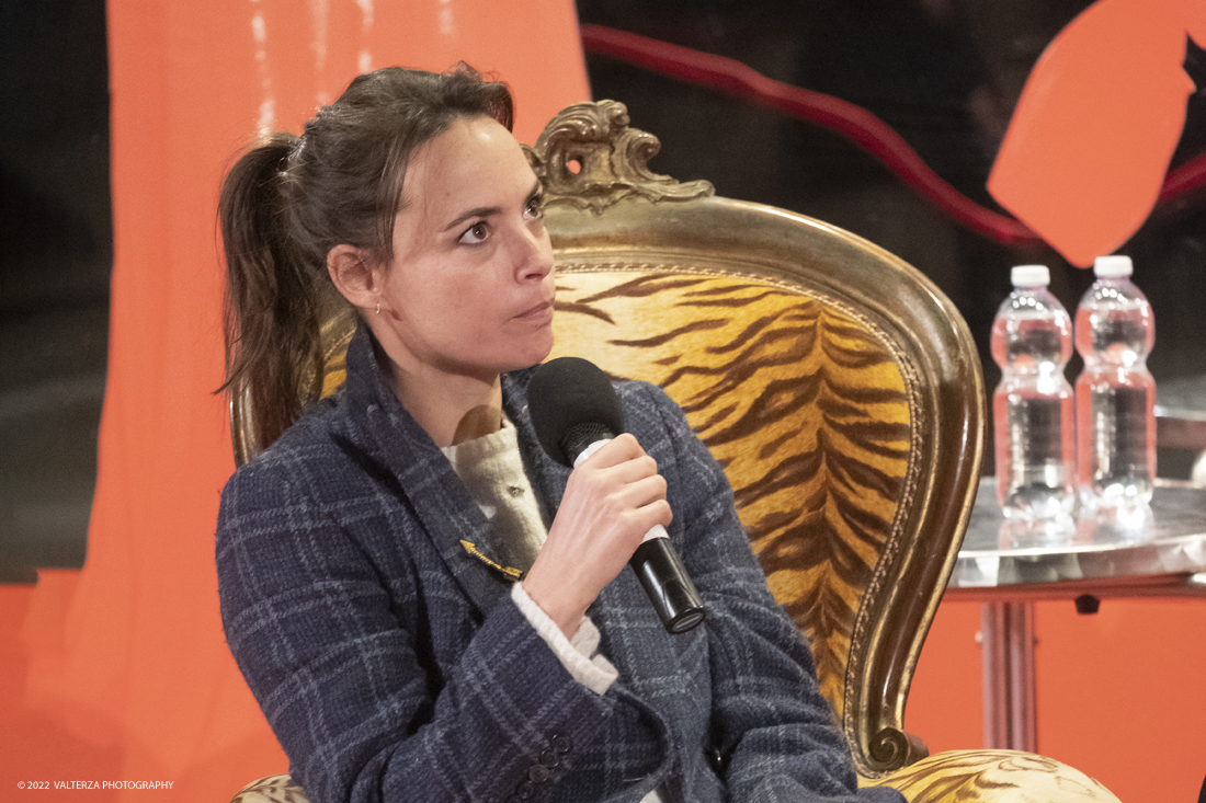 _DSF3651.jpg - 14/02/2022.Torino. A dieci anni dal successo internazionale di The Artist - premiato con cinque Oscar, tre Golden Globe, sette BAFTA e sei CÃ©sar - il regista Michel Hazanavicius e lâ€™attrice consorte BÃ©rÃ©nice Bejo sono stati ospiti del Museo Nazionale del Cinema per una masterclass. Nella foto BÃ©rÃ©nice Bejo