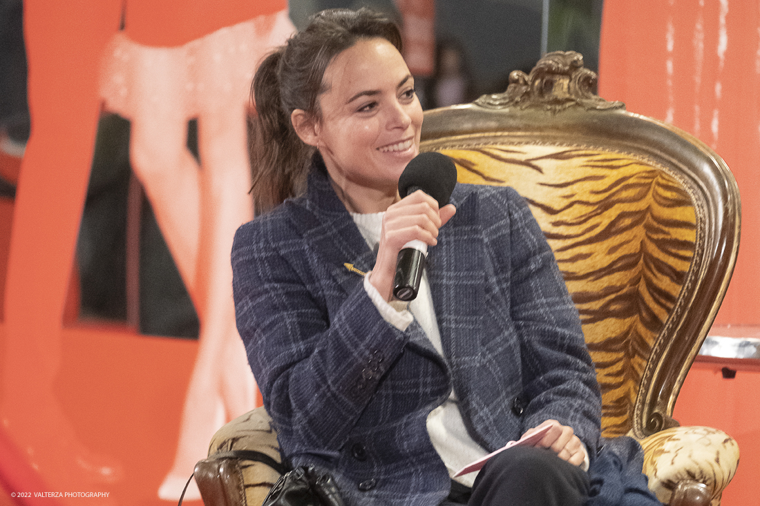 _DSF3674.jpg - 14/02/2022.Torino. A dieci anni dal successo internazionale di The Artist - premiato con cinque Oscar, tre Golden Globe, sette BAFTA e sei CÃ©sar - il regista Michel Hazanavicius e lâ€™attrice consorte BÃ©rÃ©nice Bejo sono stati ospiti del Museo Nazionale del Cinema per una masterclass. Nella foto BÃ©rÃ©nice Bejo