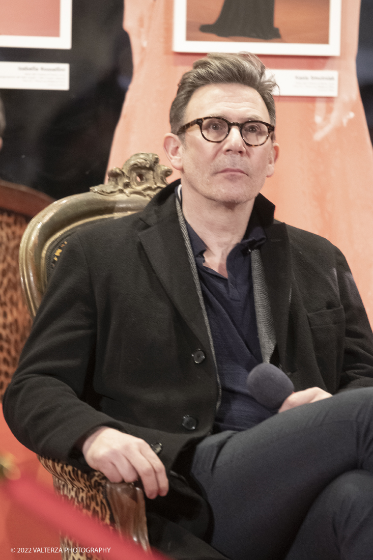 _DSF3794.jpg - 14/02/2022.Torino. A dieci anni dal successo internazionale di The Artist - premiato con cinque Oscar, tre Golden Globe, sette BAFTA e sei CÃ©sar - il regista Michel Hazanavicius e lâ€™attrice consorte BÃ©rÃ©nice Bejo sono stati ospiti del Museo Nazionale del Cinema per una masterclass. Nella foto il regista Michel Hazanavicius