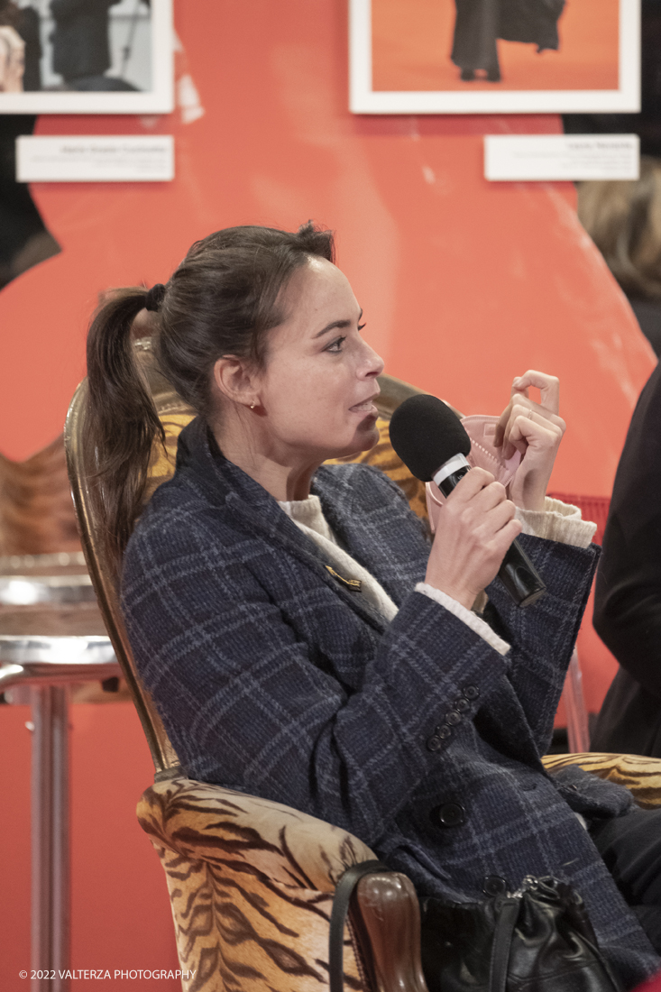 _DSF3824.jpg - 14/02/2022.Torino. A dieci anni dal successo internazionale di The Artist - premiato con cinque Oscar, tre Golden Globe, sette BAFTA e sei CÃ©sar - il regista Michel Hazanavicius e lâ€™attrice consorte BÃ©rÃ©nice Bejo sono stati ospiti del Museo Nazionale del Cinema per una masterclass. Nella foto BÃ©rÃ©nice Bejo