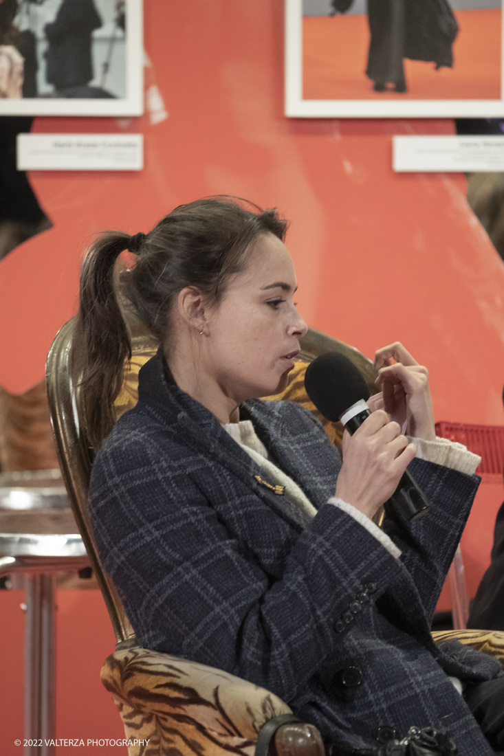 _DSF3834.jpg - 14/02/2022.Torino. A dieci anni dal successo internazionale di The Artist - premiato con cinque Oscar, tre Golden Globe, sette BAFTA e sei CÃ©sar - il regista Michel Hazanavicius e lâ€™attrice consorte BÃ©rÃ©nice Bejo sono stati ospiti del Museo Nazionale del Cinema per una masterclass. Nella foto BÃ©rÃ©nice Bejo