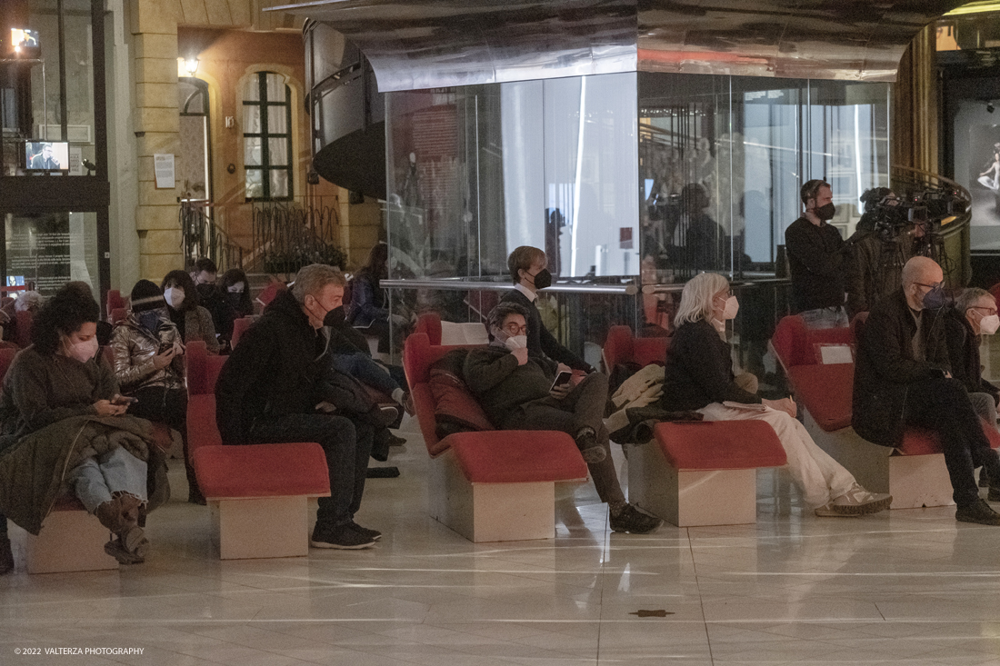 _DSF3919.jpg - 14/02/2022.Torino. A dieci anni dal successo internazionale di The Artist - premiato con cinque Oscar, tre Golden Globe, sette BAFTA e sei CÃ©sar - il regista Michel Hazanavicius e lâ€™attrice consorte BÃ©rÃ©nice Bejo sono stati ospiti del Museo Nazionale del Cinema per una masterclass. Nella foto il pubblico della Masterclass