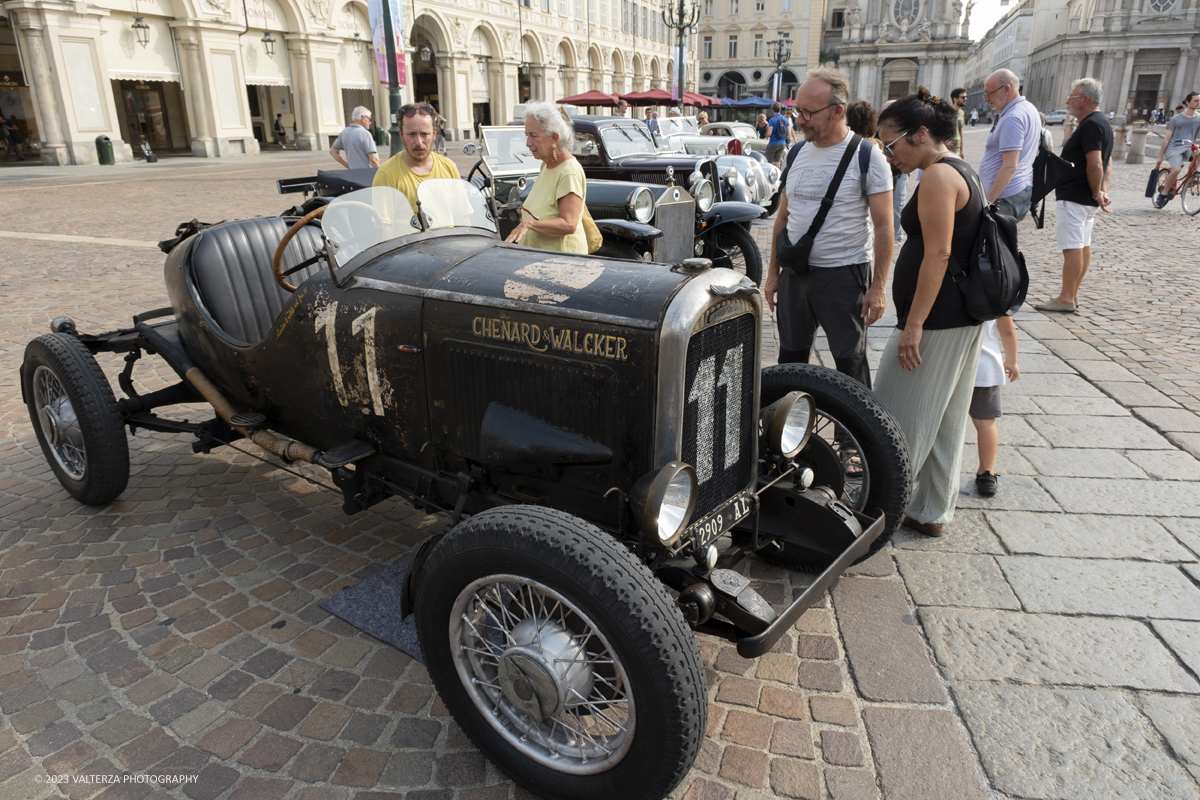 _DSF8883.jpg - 19/07/2023. Torino. MAUTO 90 anni. La parata delle vetture d'epoca. Nella foto  modello Chenard & Walcker