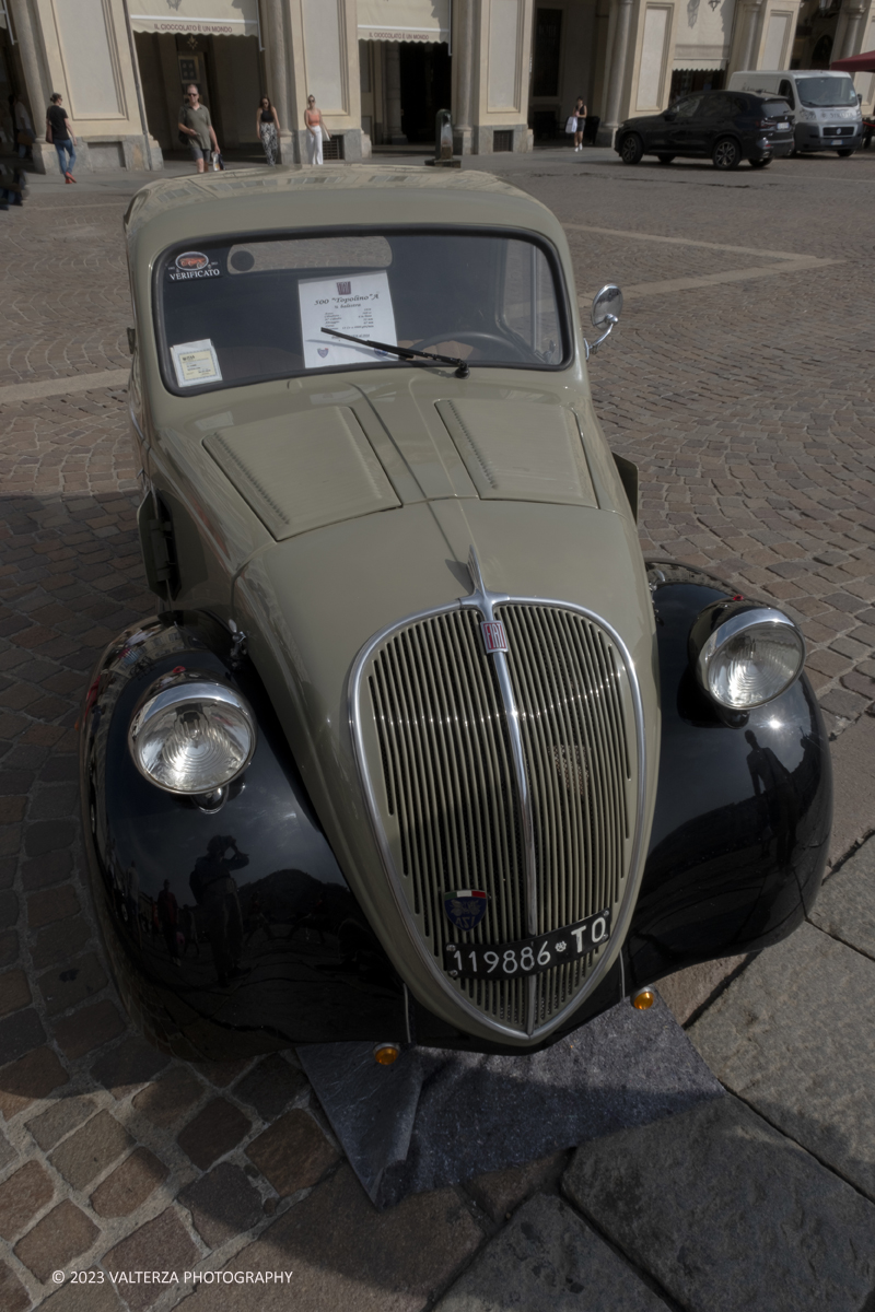 _DSF8908.jpg - 19/07/2023. Torino. MAUTO 90 anni. La parata delle vetture d'epoca. Nella foto FIAT 500 Topolino A