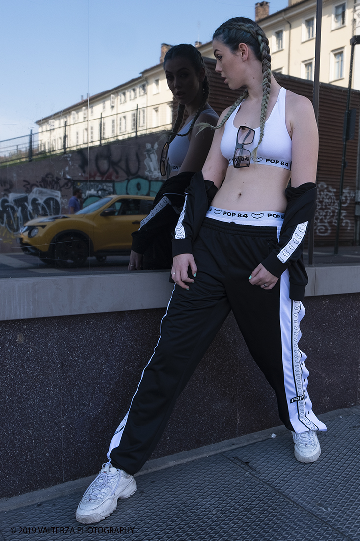 DSCF7906.jpg - 08/06/2019. Torino, Maze, il festival dedicato al mondo dello Streetwear e della Streetculture. Street fashion con la modella Benedetta.