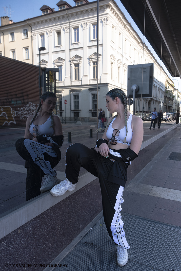 DSCF7966.jpg - 08/06/2019. Torino, Maze, il festival dedicato al mondo dello Streetwear e della Streetculture. Street fashion con la modella Benedetta.