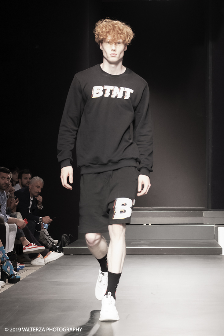 DSCF8336.jpg - 08/06/2019. Torino, Maze, il festival dedicato al mondo dello Streetwear e della Streetculture. Nella foto sfilata del brand BUTNOT