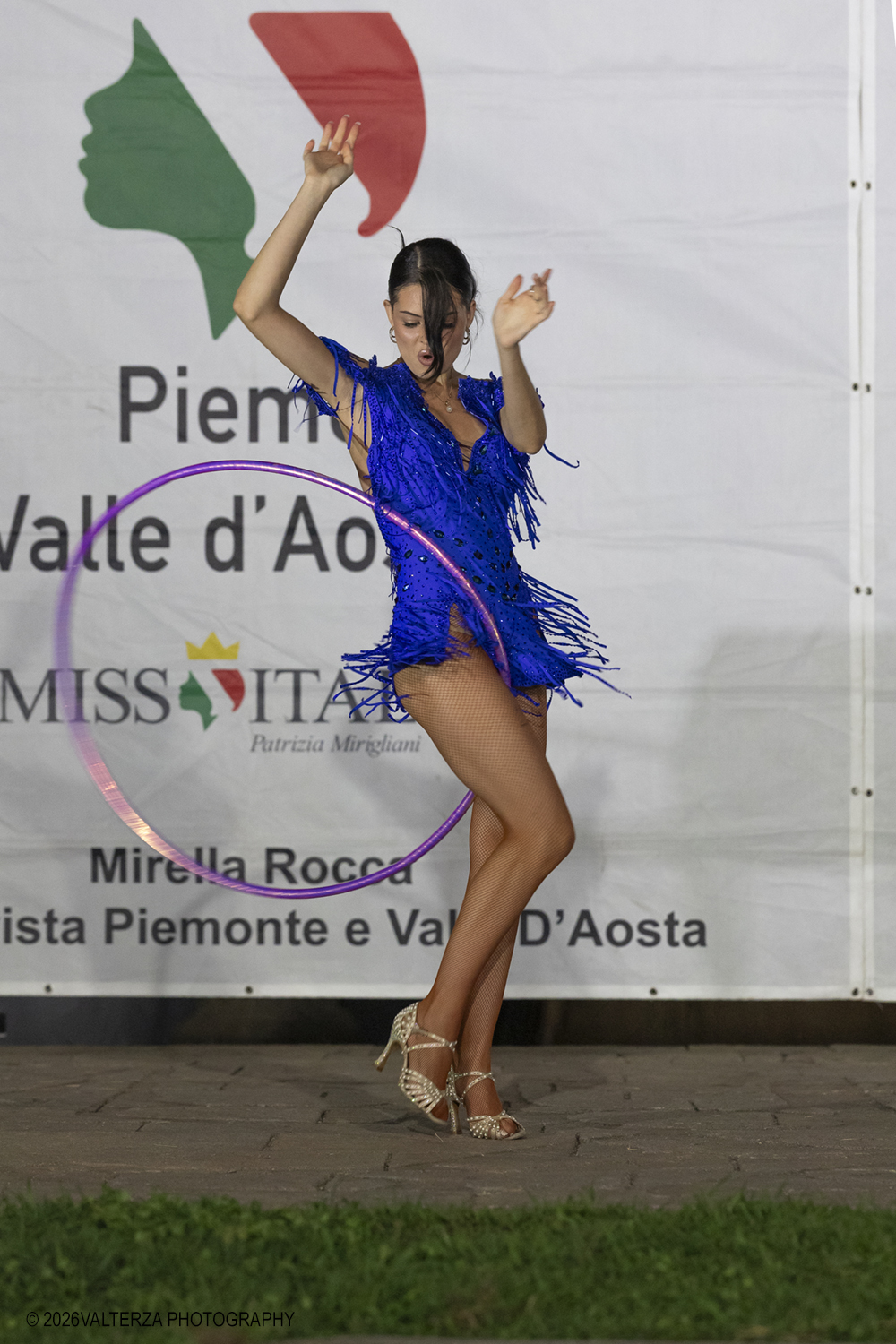 _G5A4930.jpg - 30/09/2026. Zoom Torino. Finale regionale Miss Italia 2026 Nelle foto Nicole Medini una delle quattro concorrenti finaliste portate ali'ingresso in finale dalla tenace esclusivista per il Piemonte Valle d'Aosta Mirella Rocca, assieme con Francesca Longobardi, Emily Zoe Pugliese, Greta Vianelli