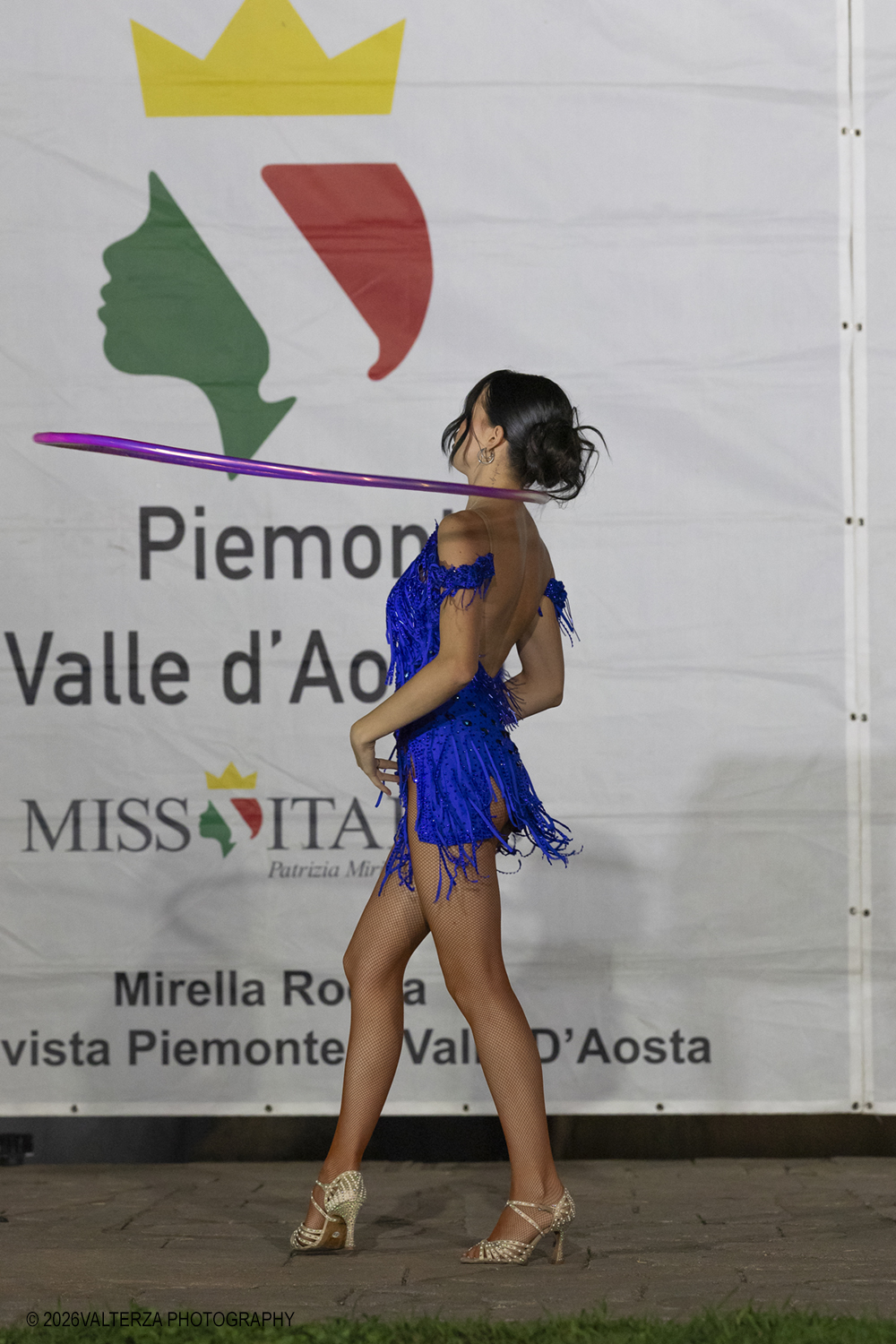 _G5A5094.jpg - 30/09/2026. Zoom Torino. Finale regionale Miss Italia 2026 Nelle foto Nicole Medini una delle quattro concorrenti finaliste portate ali'ingresso in finale dalla tenace esclusivista per il Piemonte Valle d'Aosta Mirella Rocca, assieme con Francesca Longobardi, Emily Zoe Pugliese, Greta Vianelli