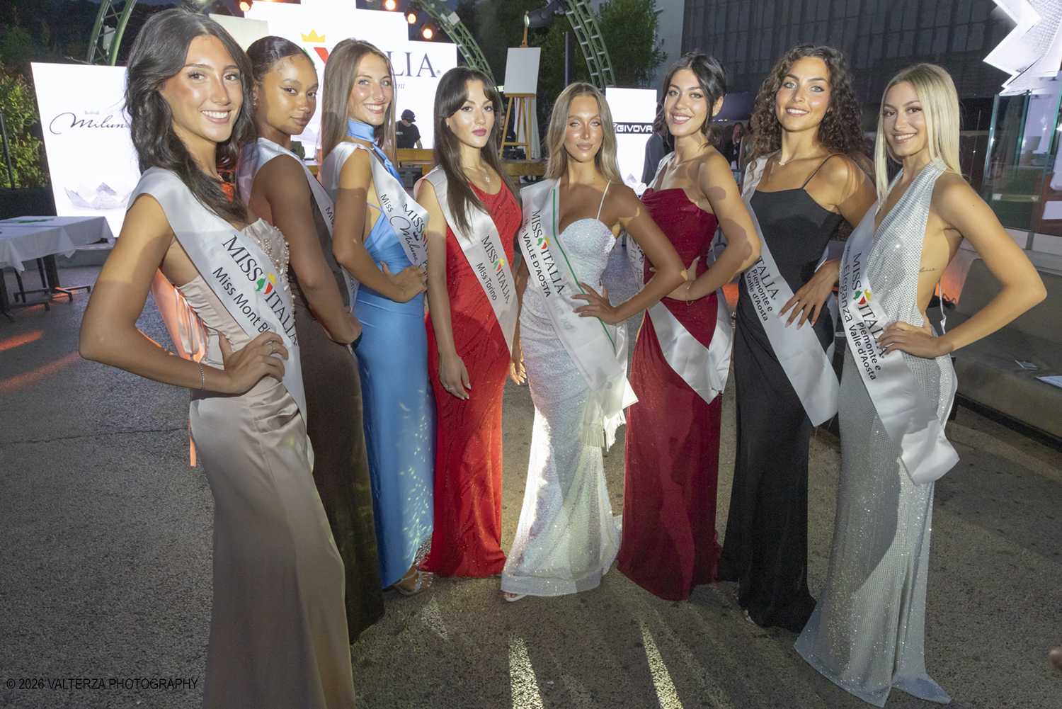 _Z3A8489.jpg - 27/08/2026 Torino. La proclamazione di Miss Torino 2026,  si Ã¨ conclusa con il trionfo di Greta Vianelli, eletta ufficialmente  all'interno dell'esclusivo Garden del ONE Torino. Il prestigioso titolo Ã¨ stato assegnato sotto l'attenta regia di Mirella Rocca, storica esclusivista del concorso di Miss Italia per il Piemonte e la Valle d'Aosta.  Nella foto diverse miss di Piemonte e Valle d'Aosta animatrici e spettatrici dell'evento