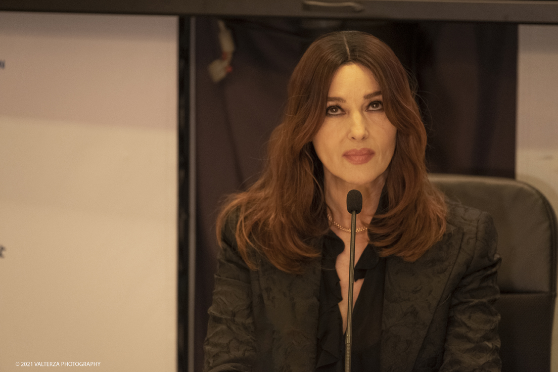 _DSF7920.jpg - 30/11/2021. Torino. Conferenza stampa e Photocall con Monica Bellucci per il film The girl in the Fountain. Nella foto Monica Bellucci