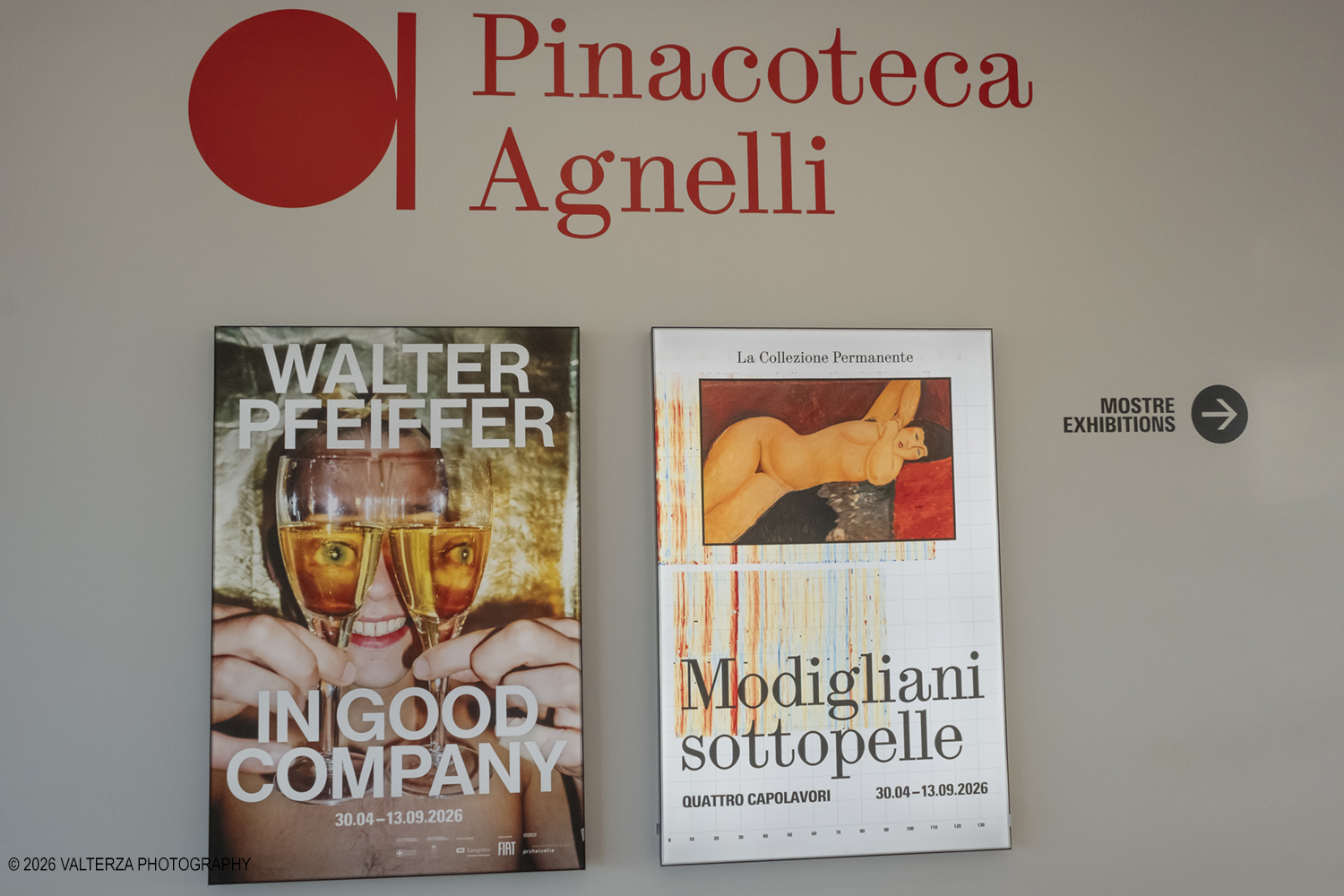 _DSF2447.jpg - 26/05/2026. Torino. EXPOSED Incontro con l'artista Walter Pfeiffer , la Pinacoteca Agnelli ospita la mostra "In Good Company", la prima esposizione istituzionale in Italia dedicata al famoso fotografo svizzero Walter Pfeiffer. Nella foto il manifesto della mostra