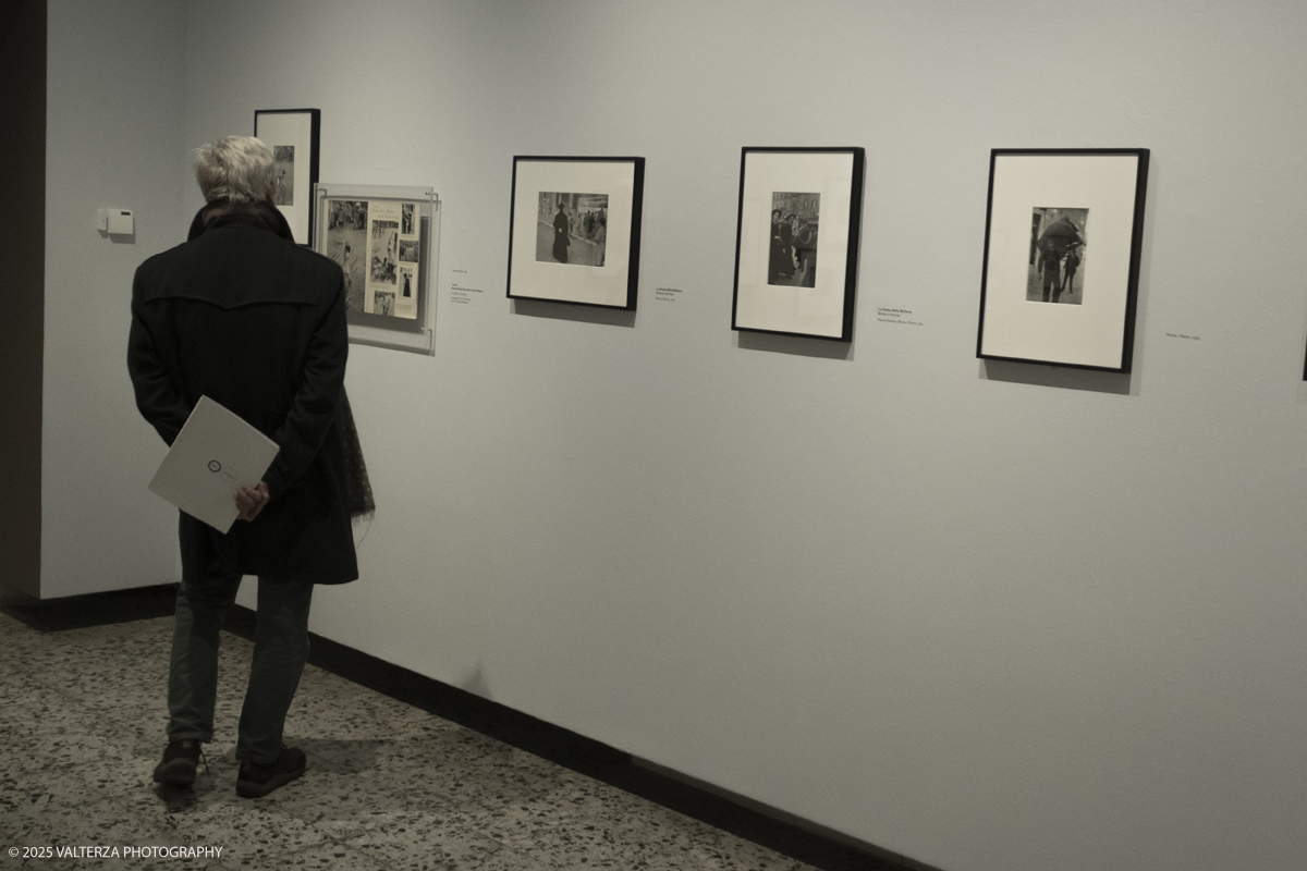DSCF0068.jpg - Italy, Turin, February 13, 2025. CAMERA - Centro Italiano per la Fotografia presents the exhibition â€œHenri Cartier-Bresson e lâ€™Italiaâ€�, an unpublished story, signed by H.C.B. on the history of the  Italian countrry from 1932 to 1973. Into the picture visiting the exhibition