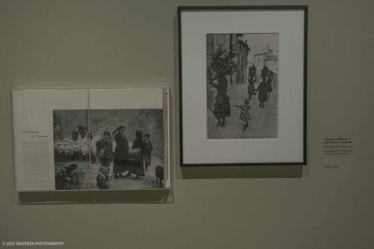 _DSF6256.jpg - Italy, Turin, February 13, 2025. CAMERA - Centro Italiano per la Fotografia presents the exhibition â€œHenri Cartier-Bresson e lâ€™Italiaâ€�, an unpublished story, signed by H.C.B. on the history of the  Italian countrry from 1932 to 1973. Into the picture images from assignments in the 50's