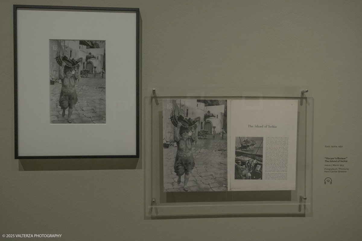 _DSF6264.jpg - Italy, Turin, February 13, 2025. CAMERA - Centro Italiano per la Fotografia presents the exhibition â€œHenri Cartier-Bresson e lâ€™Italiaâ€�, an unpublished story, signed by H.C.B. on the history of the  Italian countrry from 1932 to 1973. Into the picture images from assignments in the 50's