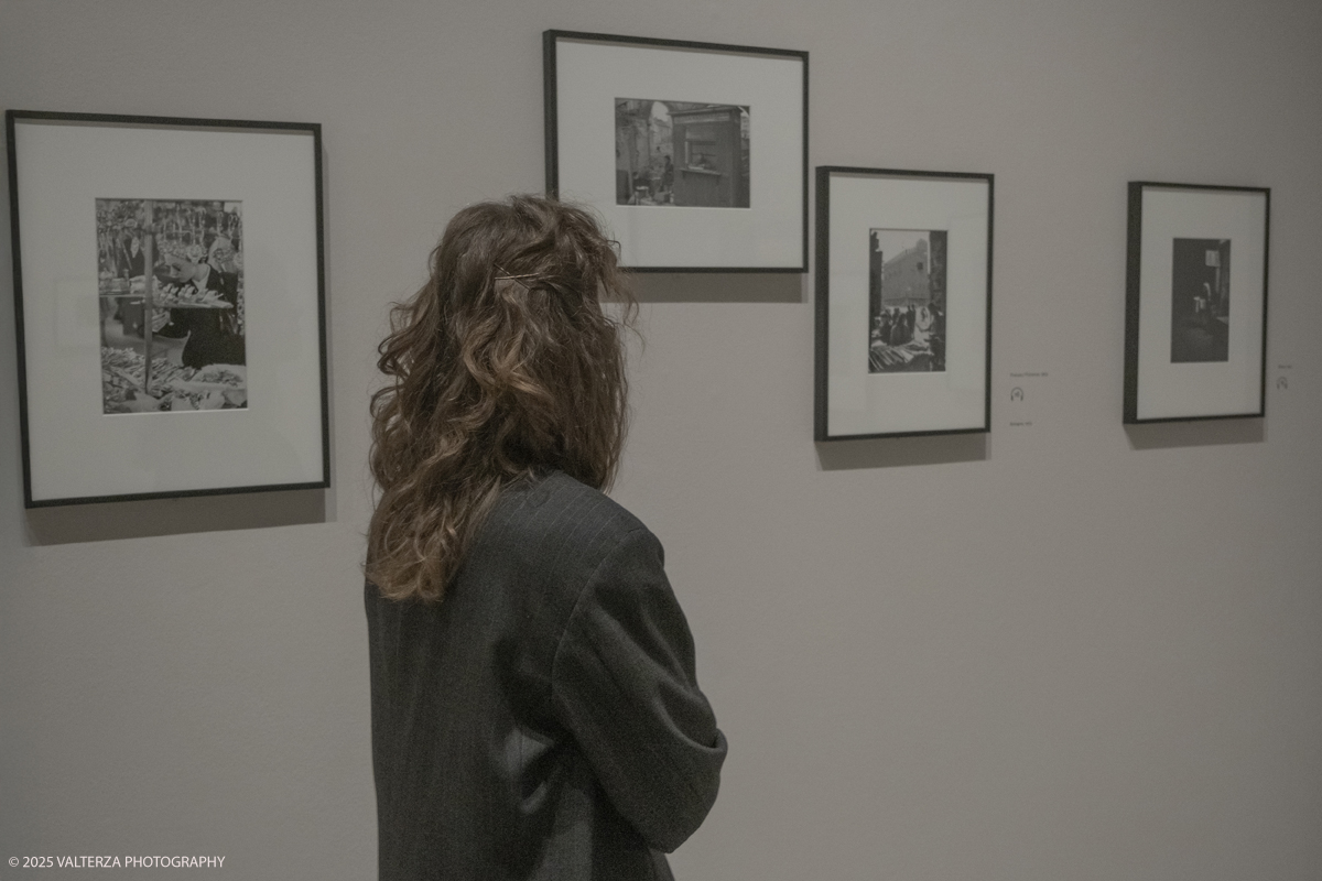 _DSF6278.jpg - Italy, Turin, February 13, 2025. CAMERA - Centro Italiano per la Fotografia presents the exhibition â€œHenri Cartier-Bresson e lâ€™Italiaâ€�, an unpublished story, signed by H.C.B. on the history of the  Italian countrry from 1932 to 1973. Into the picture visiting the exhibition