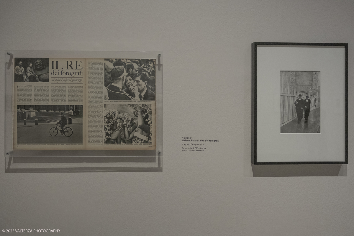 _DSF6288.jpg - Italy, Turin, February 13, 2025. CAMERA - Centro Italiano per la Fotografia presents the exhibition â€œHenri Cartier-Bresson e lâ€™Italiaâ€�, an unpublished story, signed by H.C.B. on the history of the  Italian countrry from 1932 to 1973. Into the picture images from assignments in the 50's