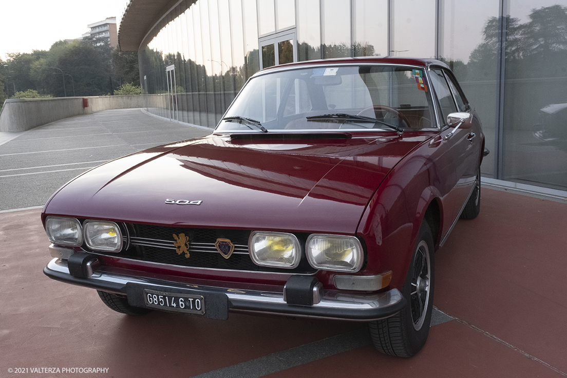 _DSF2777.jpg - 12/10/2021. Torino.  Al MAUTO in esposizione nove Lancia Gamma CoupÃ¨ fino al 24 Ottobre. Nella foto , Peugeot 504 CoupÃ©