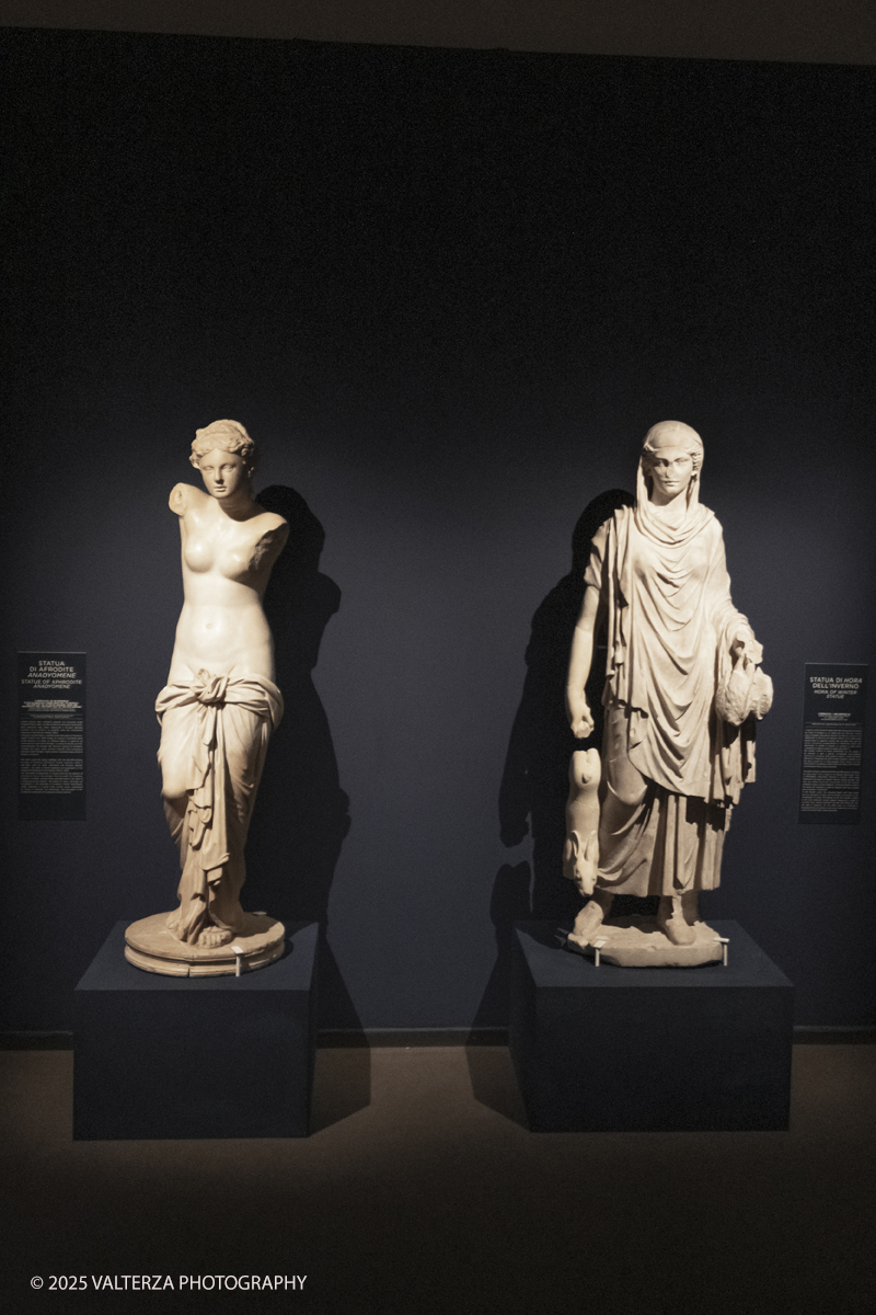 DSCF0193.jpg - 17/04/2025. Torino. Artexhibition, Da Botticelli a Muecha. Bellezza , Natura, Seduzione. Into the picture fourth section Looking at the ancient  The Roman notebook of Gerolamo da Carpi