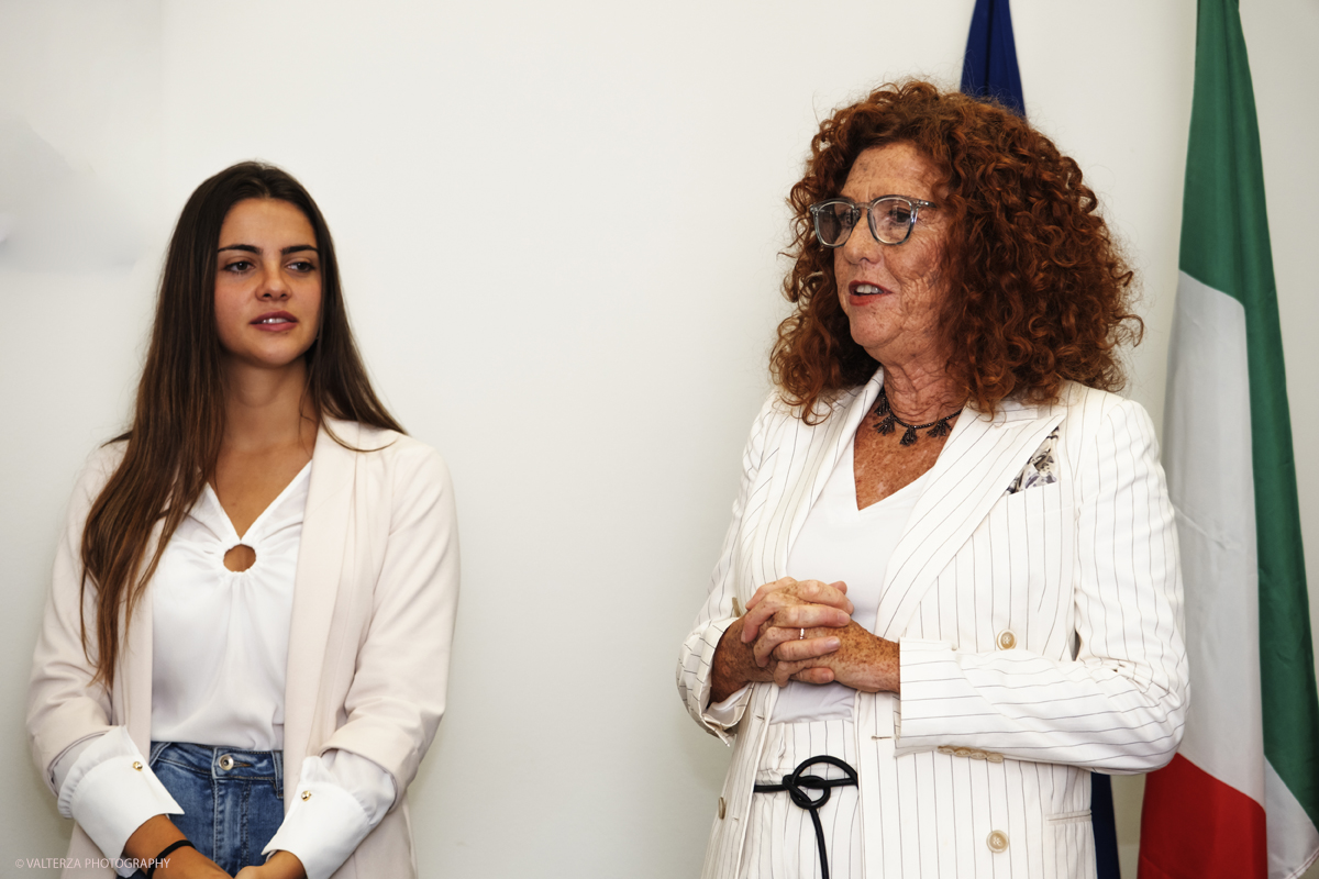 _DSF9682.jpg - 10/09/2025. Torino, Palazzo Lascaris. Apertura Mostra Donne e Motori? Gioie e Basta. Eleganza e bellezza di Donne e Auto.. Nella foto Federrica Levy e Maria Paola Stola