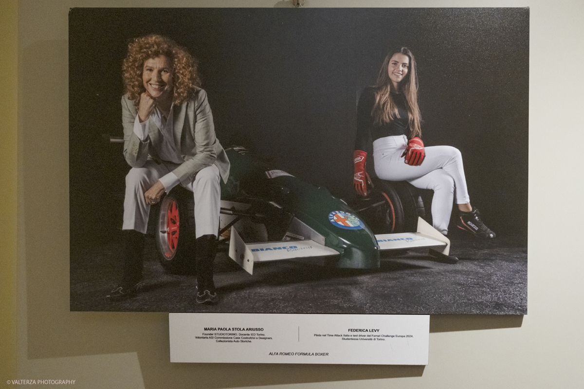 _DSF9754.jpg - 10/09/2025. Torino, Palazzo Lascaris. Apertura Mostra Donne e Motori? Gioie e Basta. Eleganza e bellezza di Donne e Auto.. Nella foto  Andrea Levy e Federica Levy