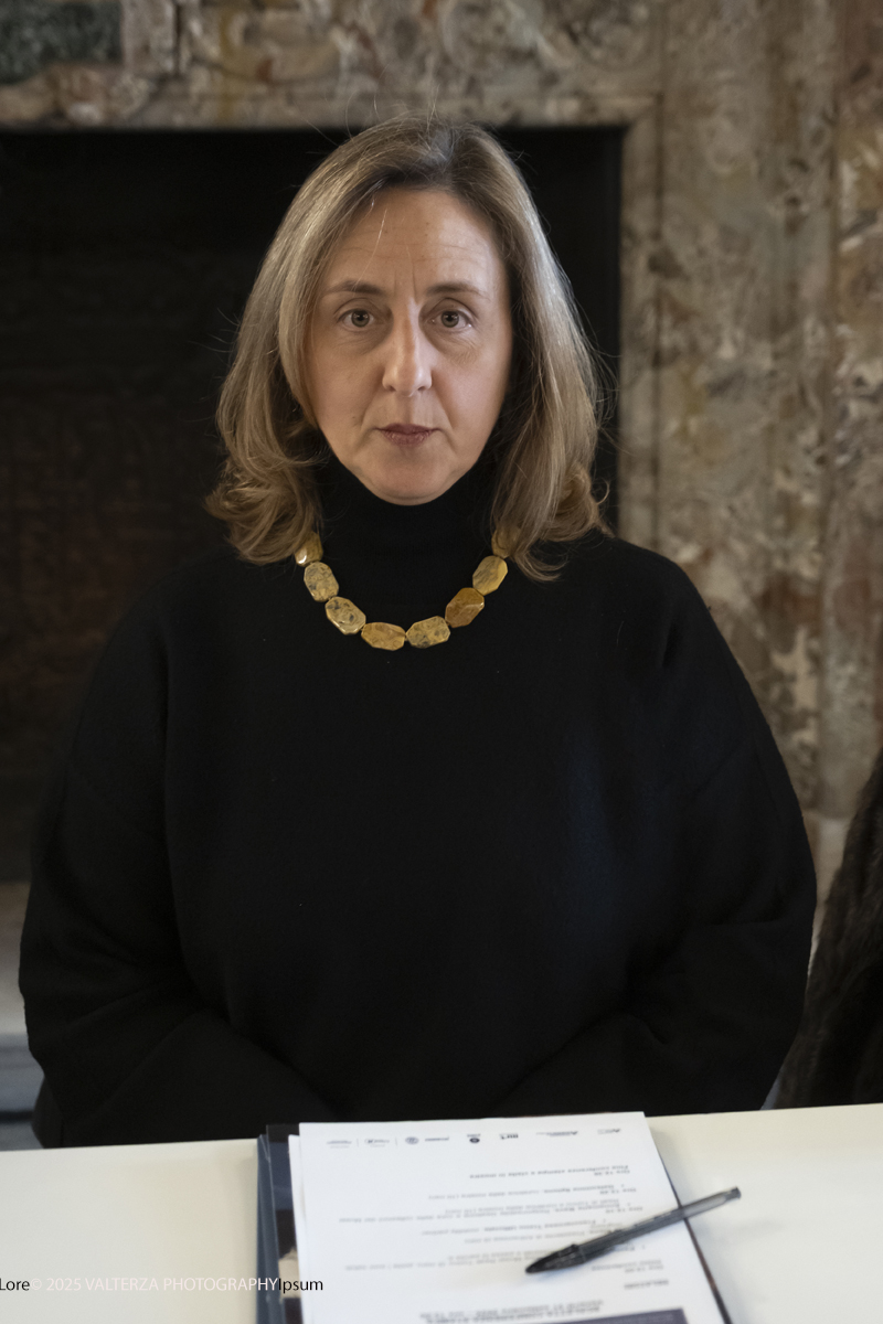 _DSF0038.jpg - 22/11720'25. Torino. Dal 22 novembre 2025 al 3 maggio 2026, le Sale Chiablese dei Musei Reali di Torino ospitano una mostra dedicata a Orazio Gentileschi (Pisa, 1563 â€“ Londra, 1639), uno dei piÃ¹ importanti artisti italiani del Seicento, la cui straordinaria qualitÃ  pittorica fu premiata da un successo in vita pari a quello di Caravaggio, Rubens e Van Dyck. Nella foto Paola D'Agostino Direttrice Musei Reali di Torino