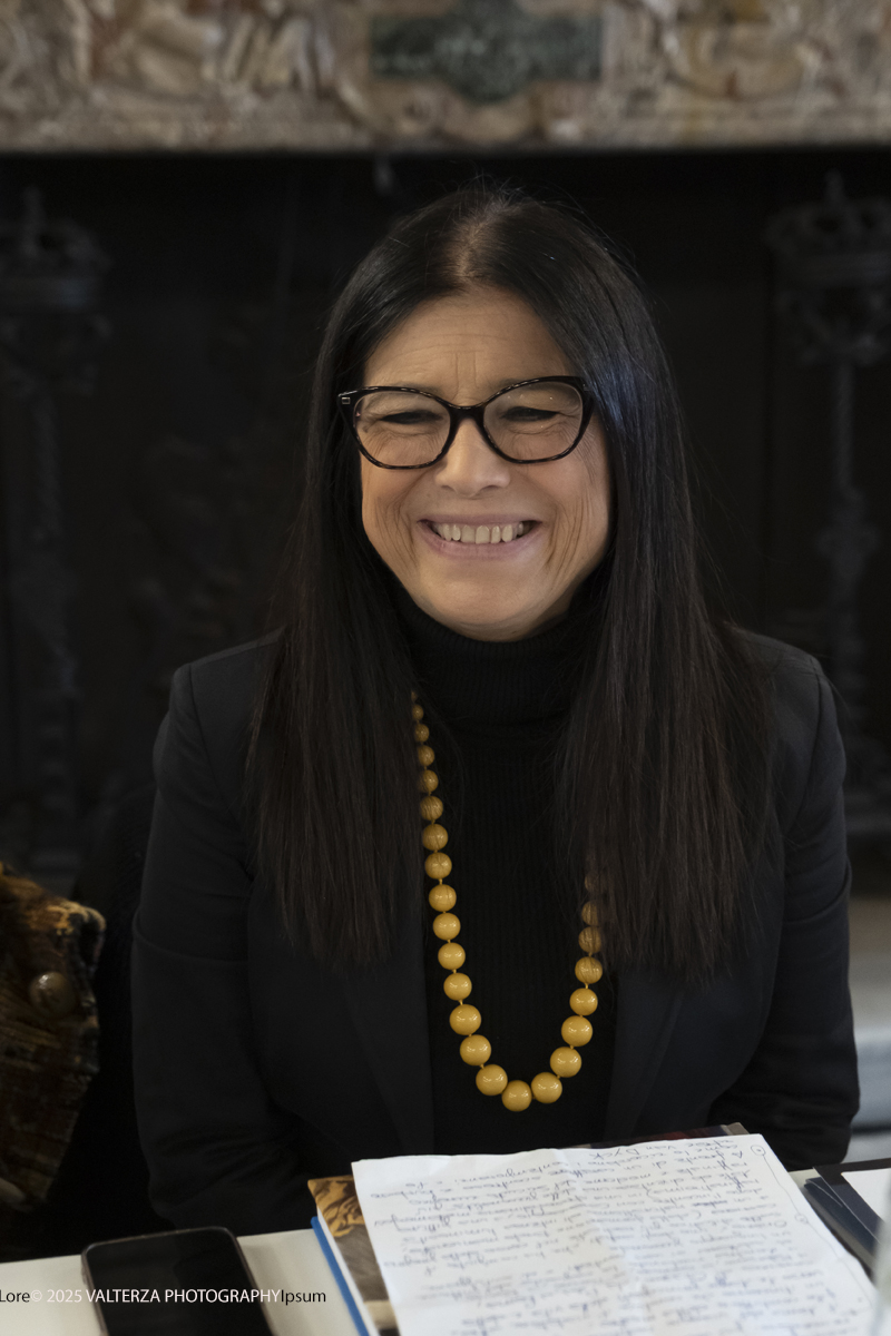 _DSF0042.jpg - 22/11720'25. Torino. Dal 22 novembre 2025 al 3 maggio 2026, le Sale Chiablese dei Musei Reali di Torino ospitano una mostra dedicata a Orazio Gentileschi (Pisa, 1563 â€“ Londra, 1639), uno dei piÃ¹ importanti artisti italiani del Seicento, la cui straordinaria qualitÃ  pittorica fu premiata da un successo in vita pari a quello di Caravaggio, Rubens e Van Dyck. Nella foto Anna Maria Bava curatrice